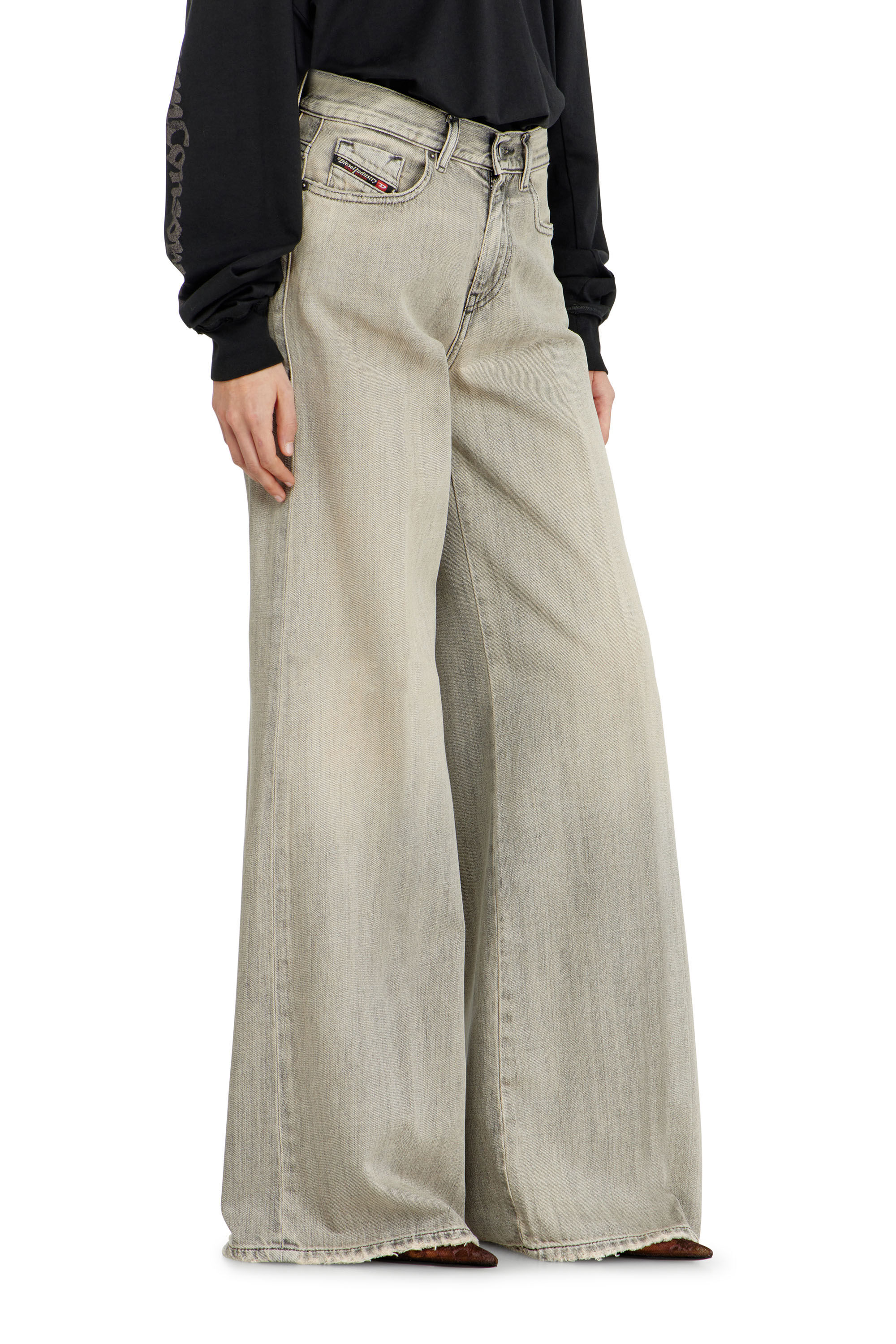 Women's Flare Jeans | Grey | Diesel 1978 D-Akemi