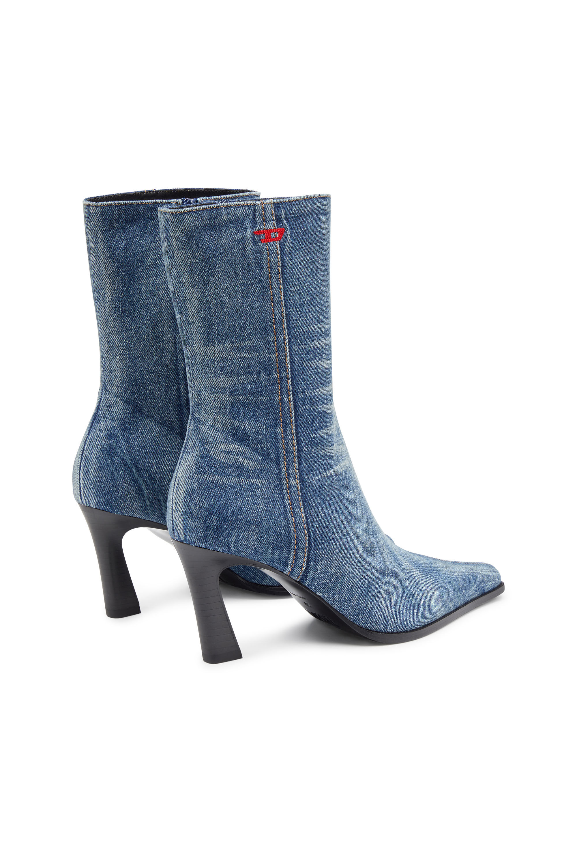 Denim ankle boots shop