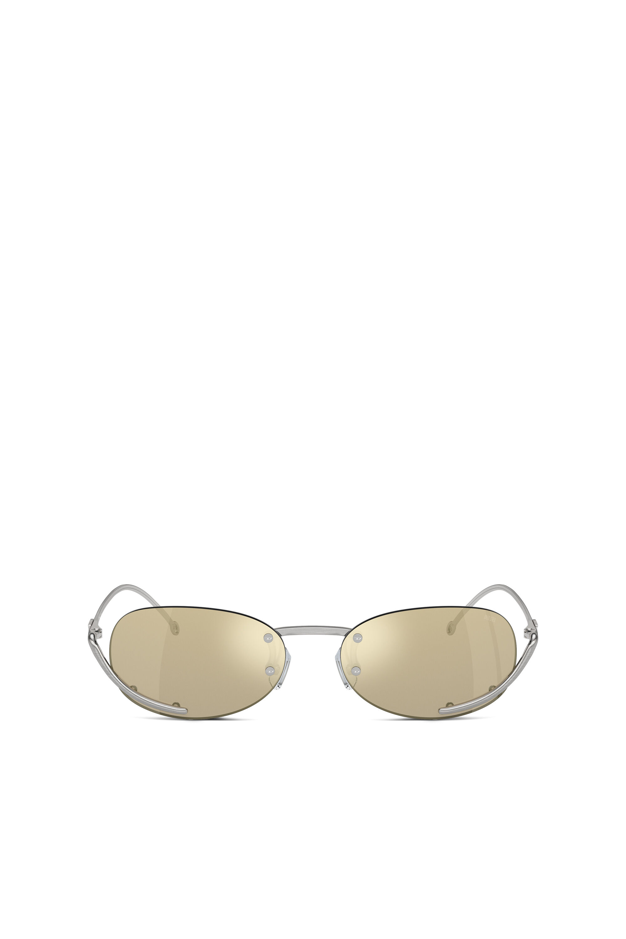 Women s Oval sunglasses Yellow Diesel