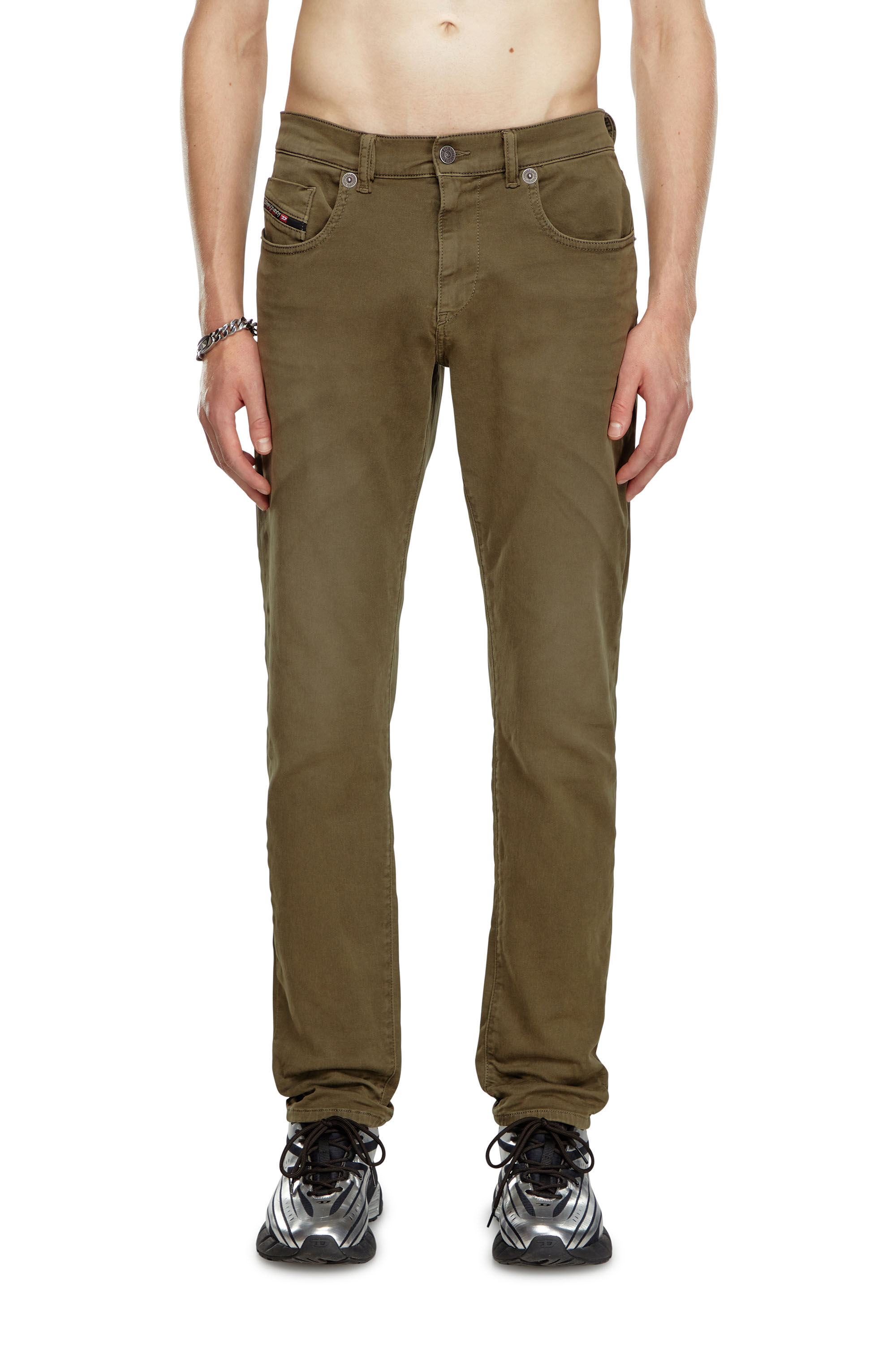 D-STRUKT-Z-NE Man: Slim Black/Dark grey Jeans | Diesel ®