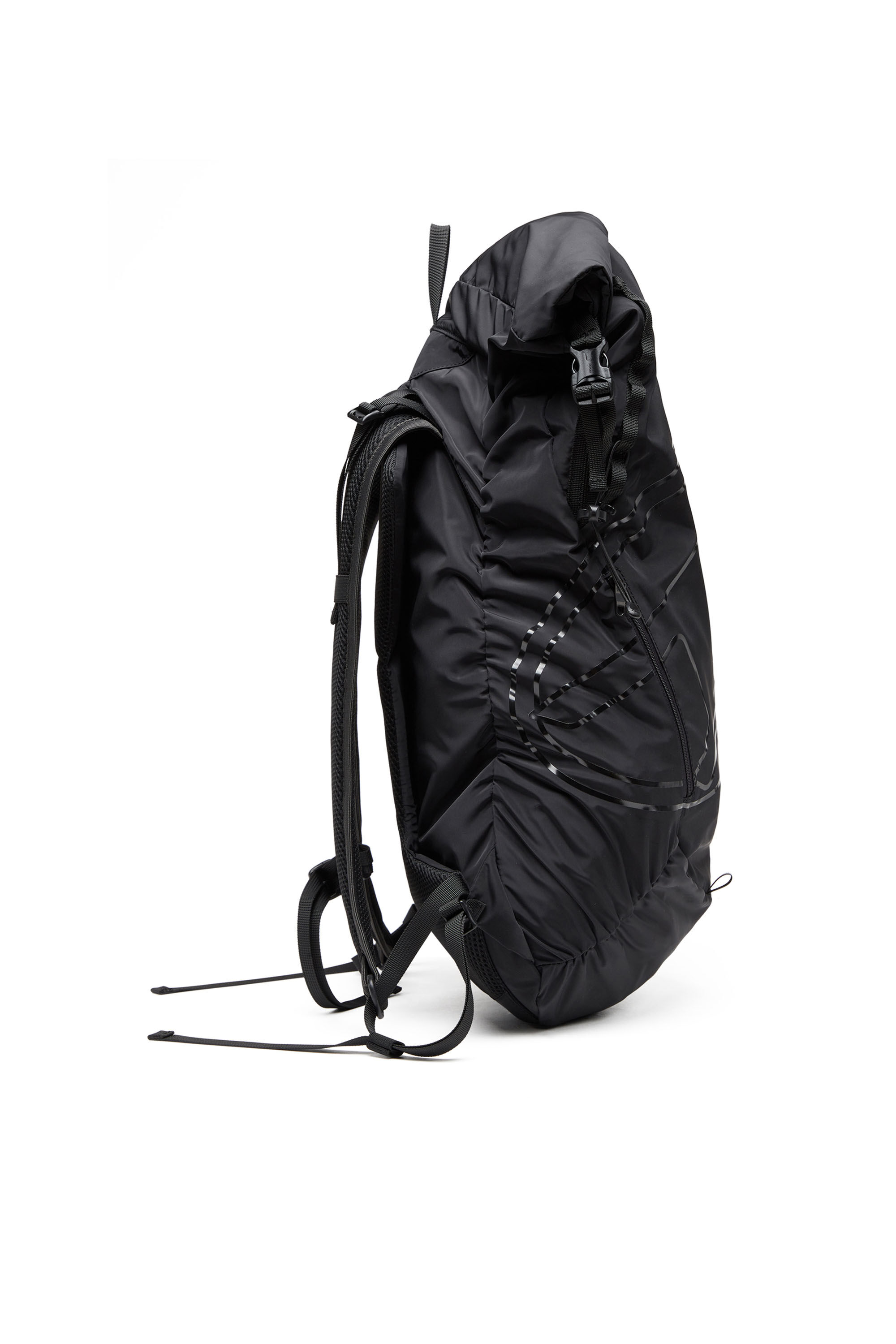 Men s Drape Backpack Nylon roll top backpack DRAPE BACKPACK Diesel