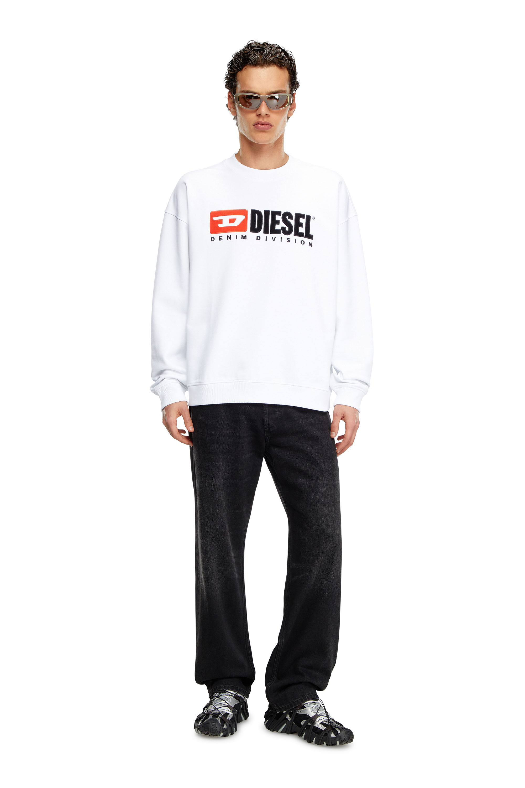 Diesel white sweatshirt 2025