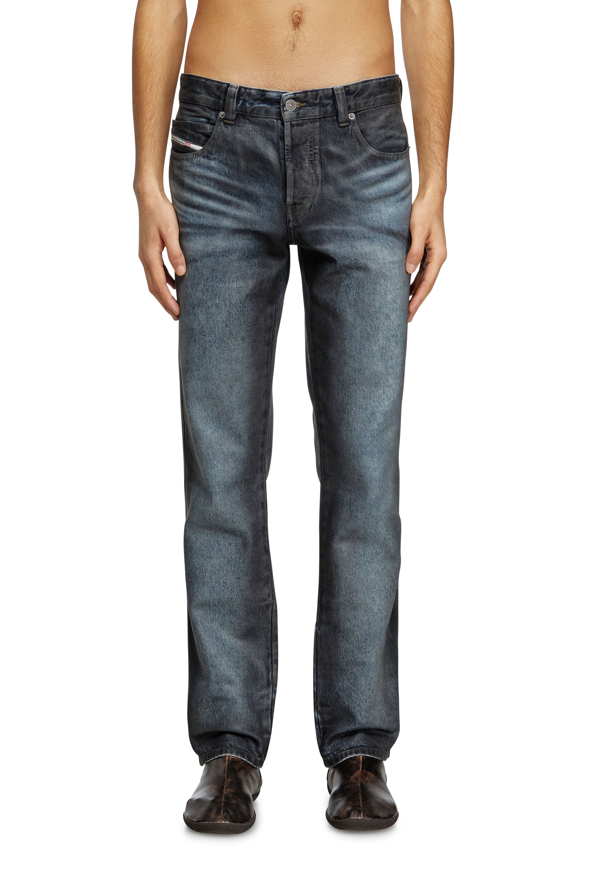 Diesel - Man's Slim Jeans 1993 D-Vyl 007BD, Black/Dark grey - 3
