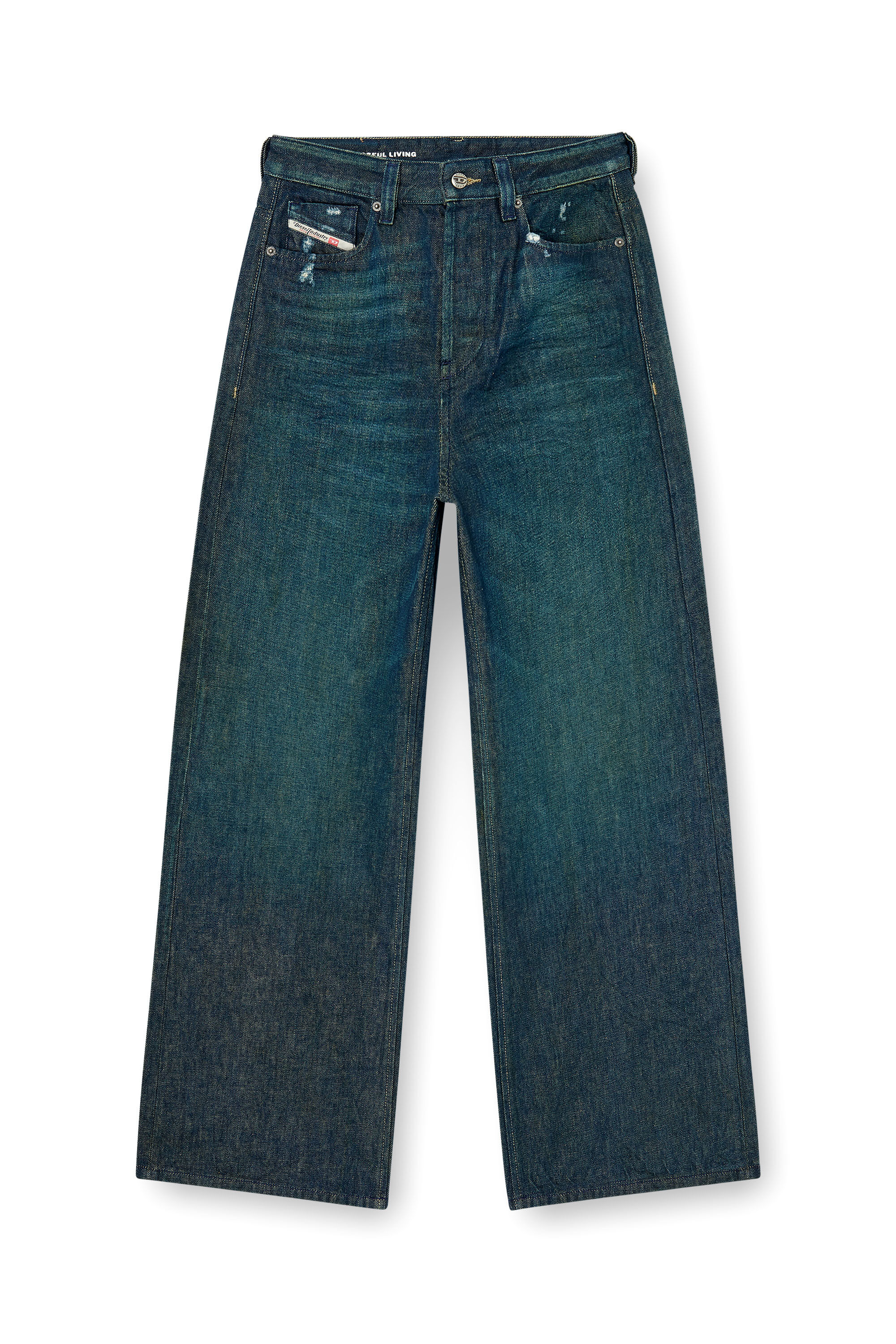 Diesel - Woman's Relaxed Jeans 1996 D-Sire 0ADBY, Dark Blue - 4