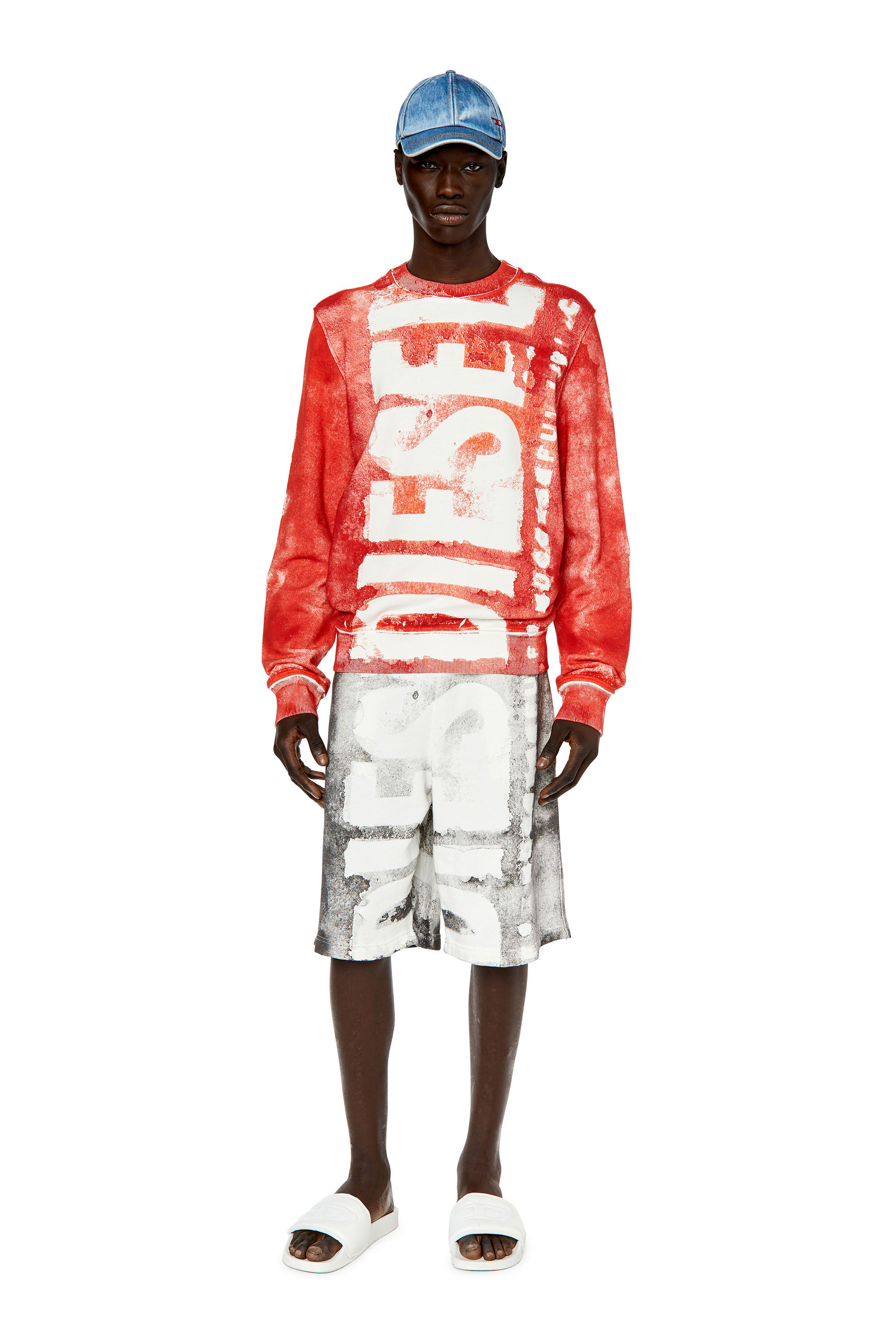 Diesel reflective shop detail sweatshirt