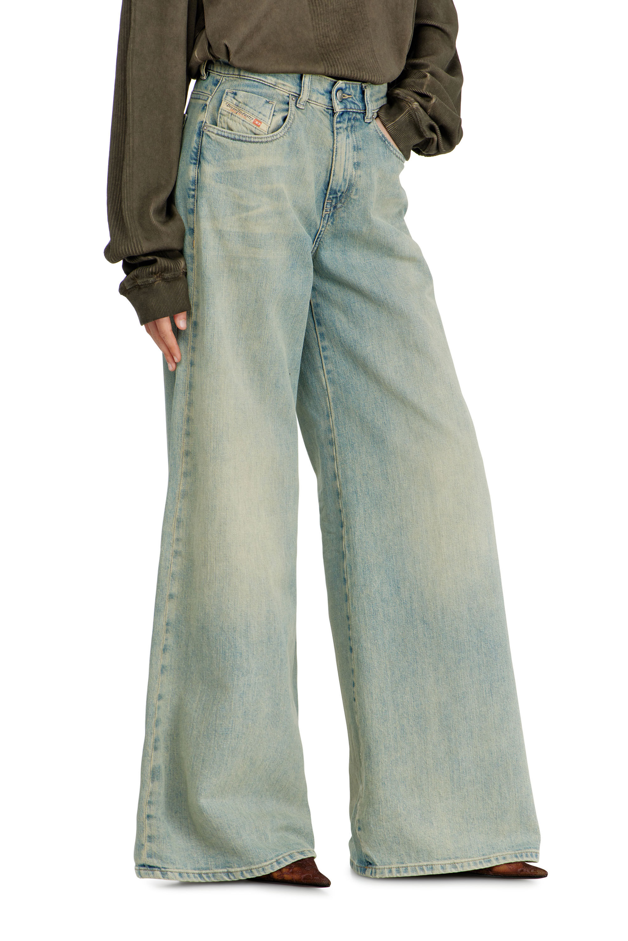 Women's Flare Jeans | Light Blue | Diesel 1978 D-Akemi