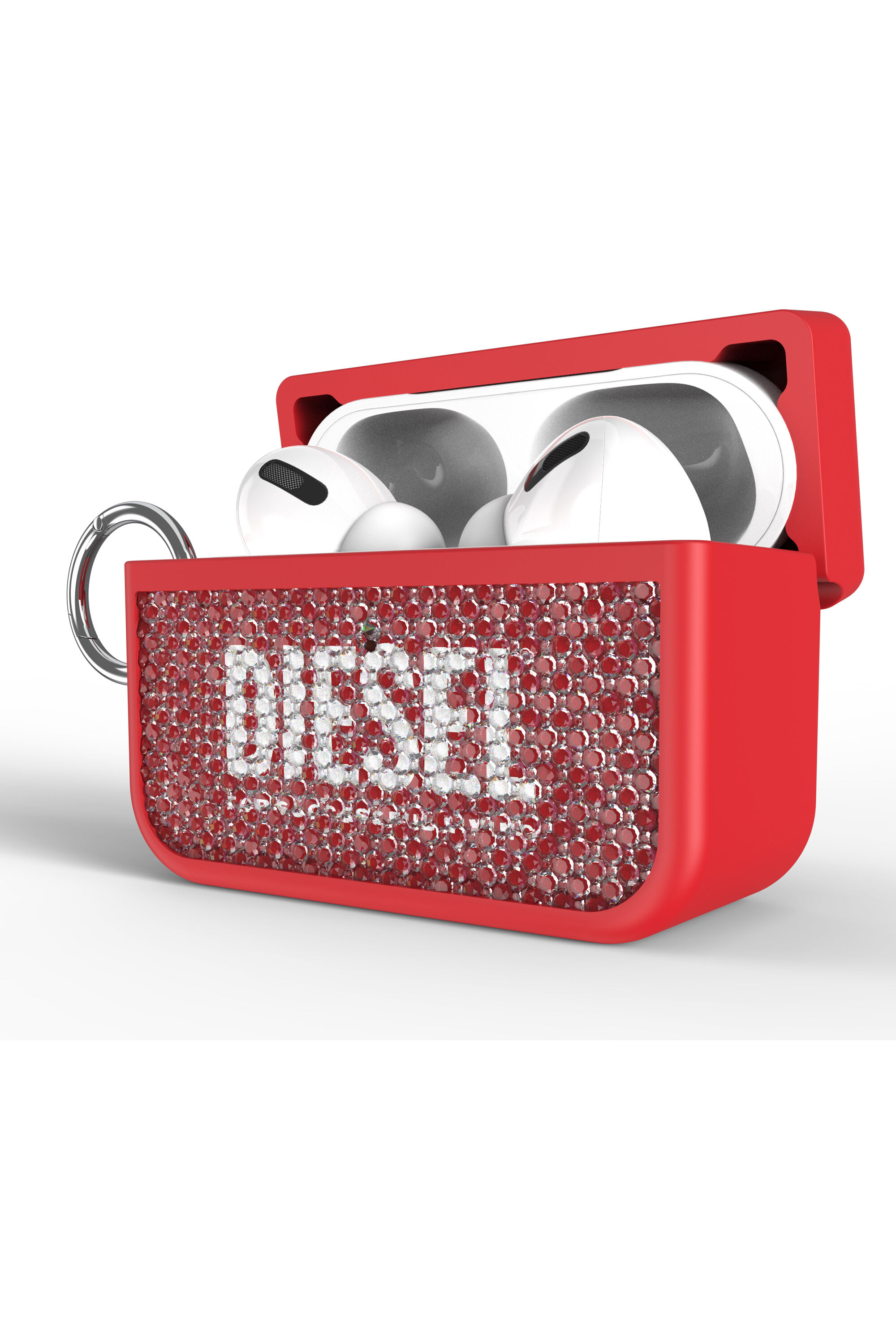 Women's Swarovski Crystal Case for Airpods Pro / Pro 2 | Red | Diesel