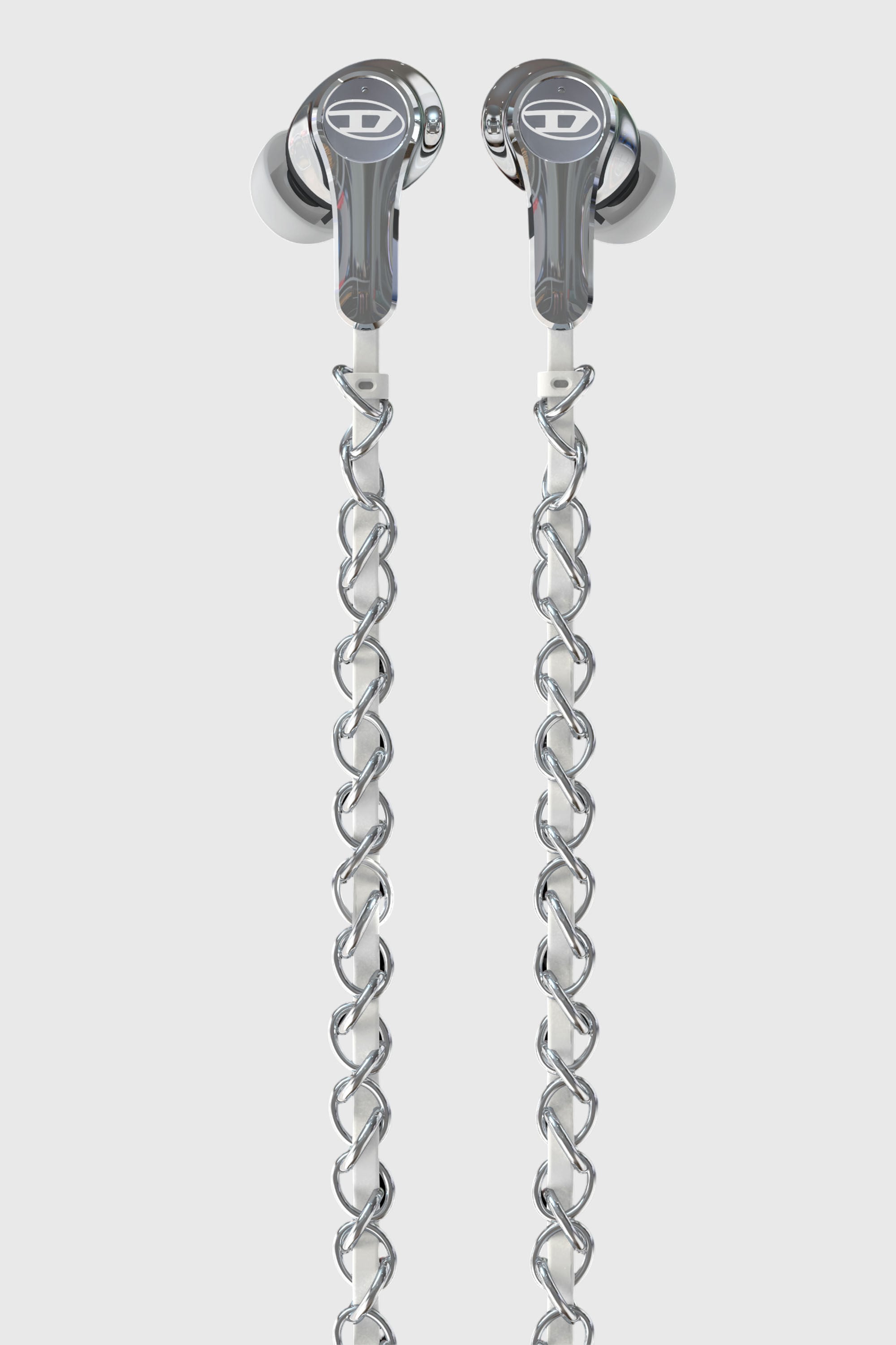 Diesel - 60458  WIRED EARBUDS WIRED EARBUDS, Unisex's Wired Earbuds and charms in Silver - 3