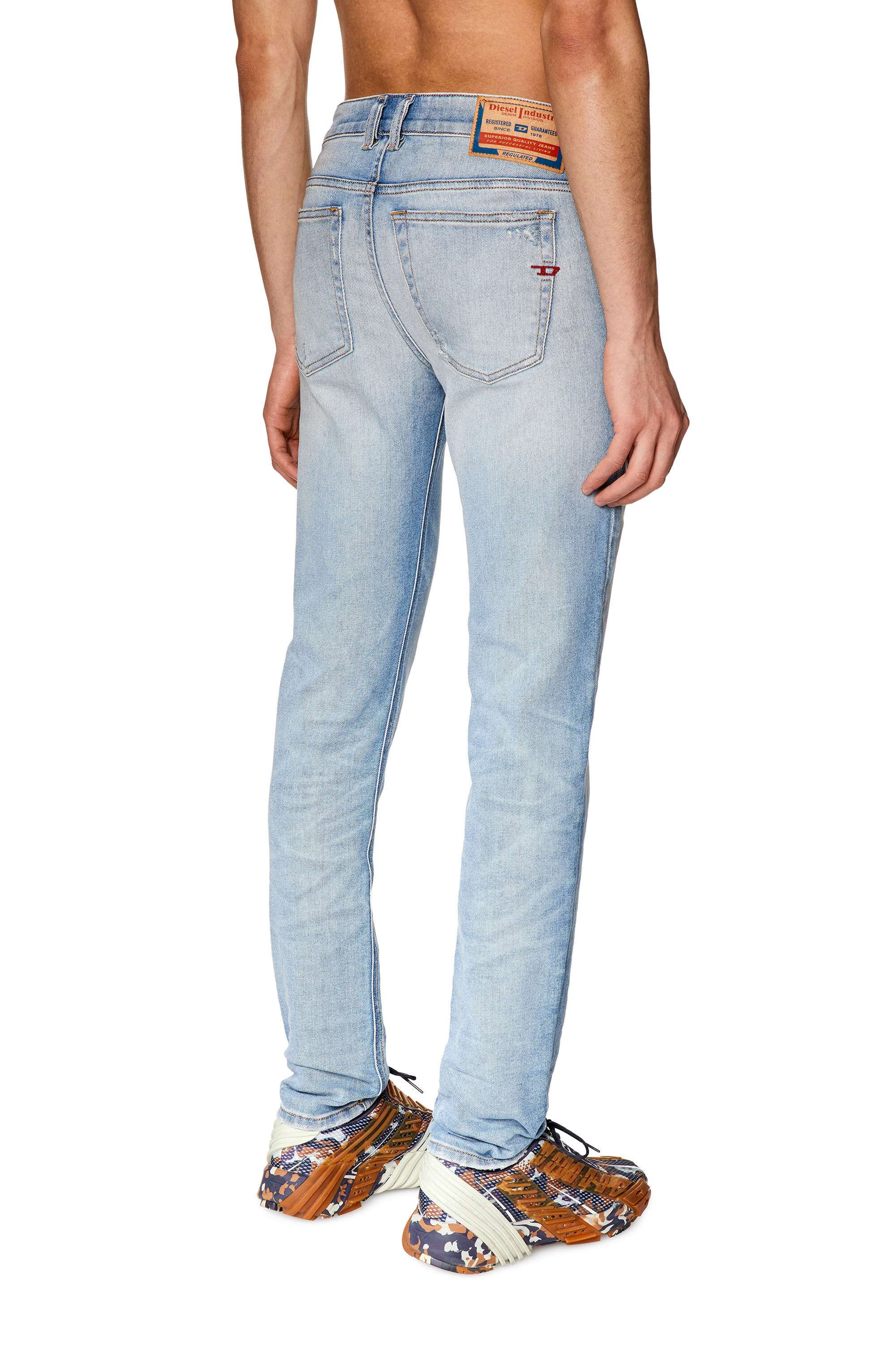 Diesel - Skinny Jeans 1979 Sleenker 09G39, Light Blue - Image 4