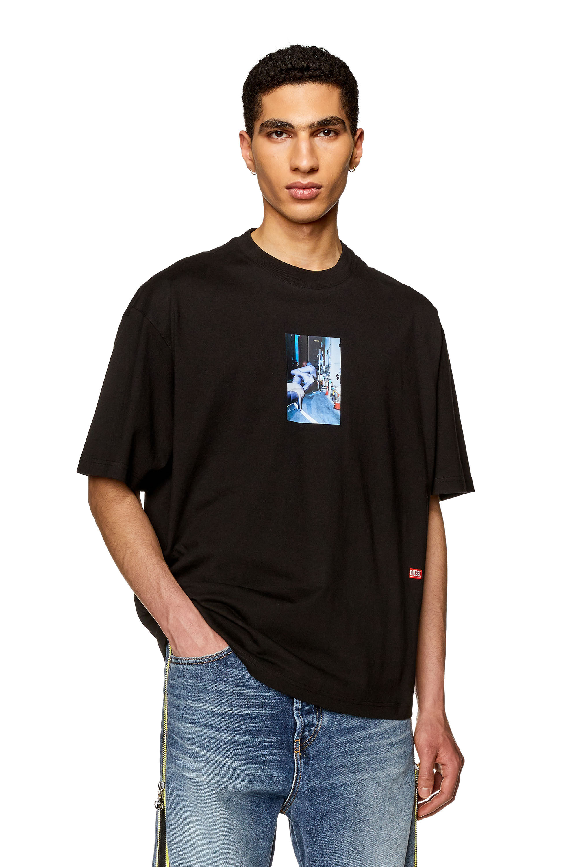 Diesel - T-WASH-L3, Black - Image 3
