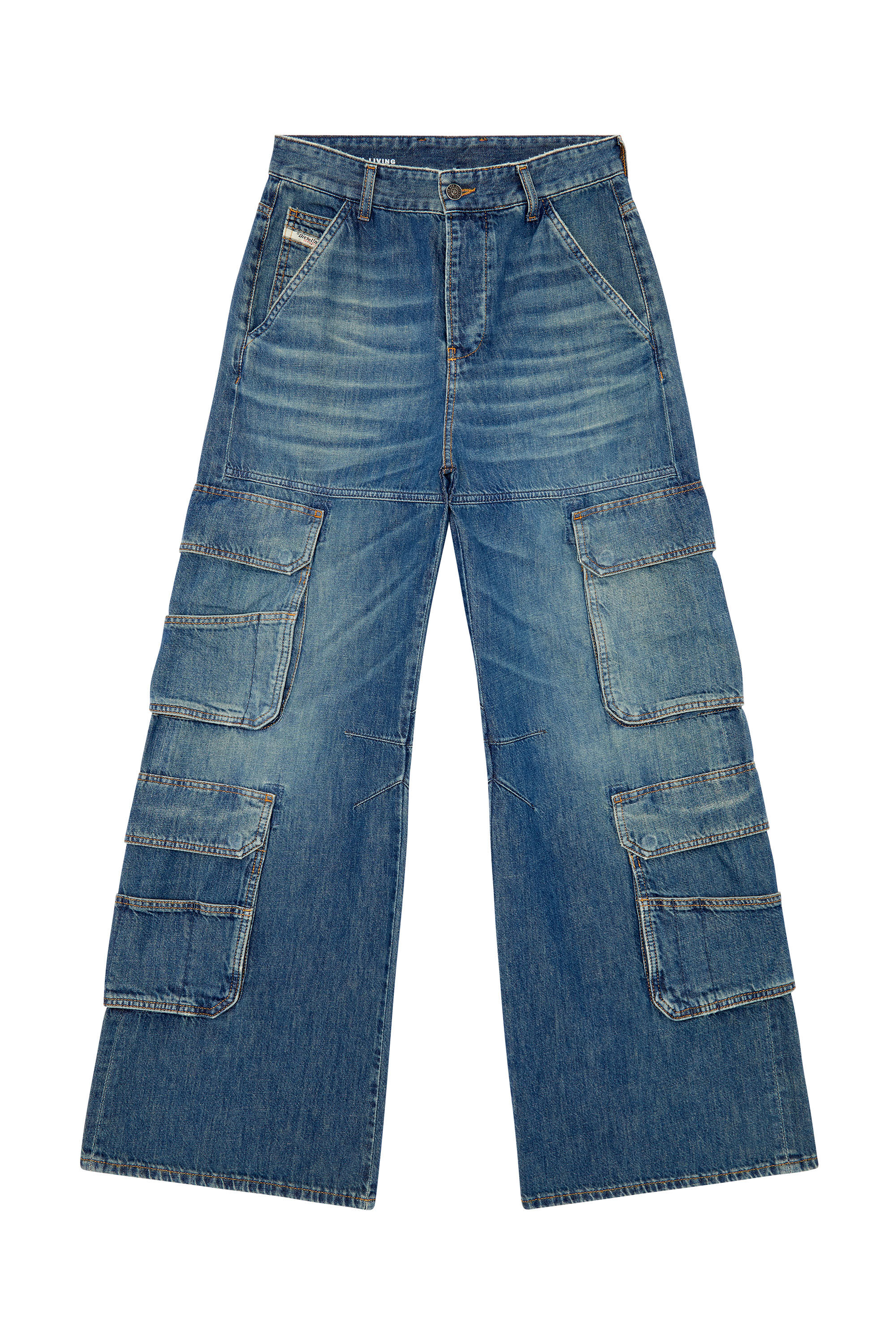 Diesel - Straight Jeans 1996 D-Sire 0NJAN, Light Blue - Image 2