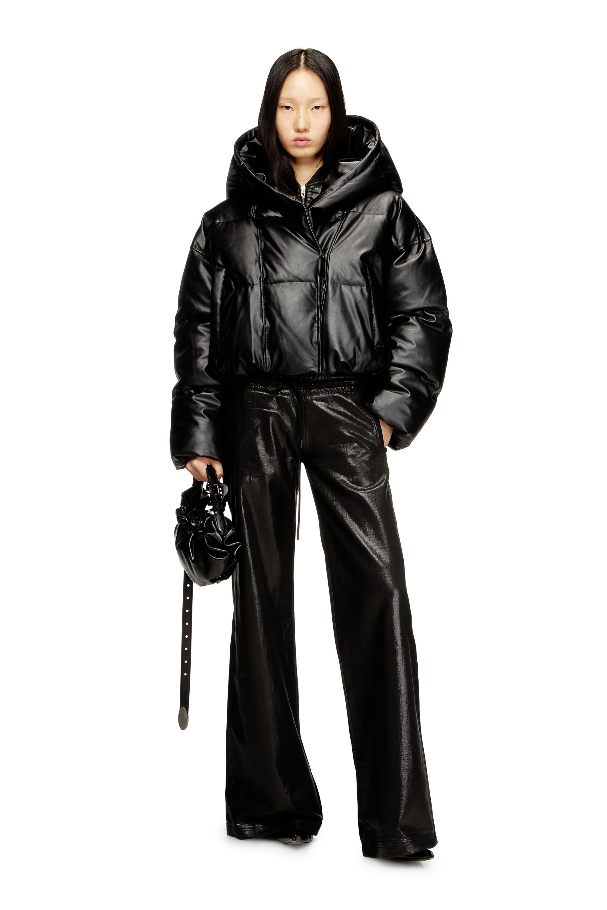 Diesel - GRAB-D HOBO S, Woman's Grab-D-Hobo bag in Black - 7