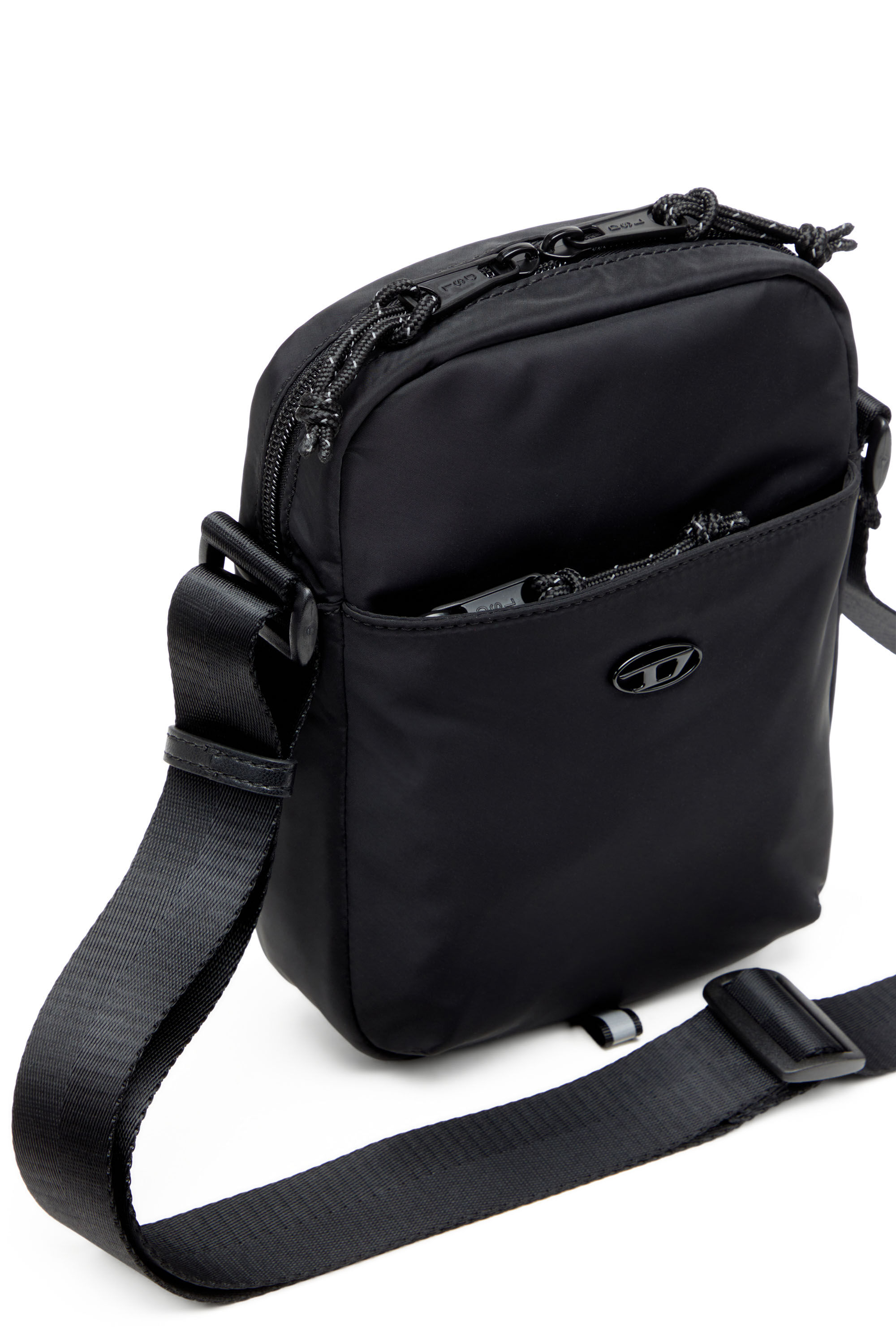 バッグ 126710 Men's D-Pack-Crossbody bag in tech fabric | Black | Diesel