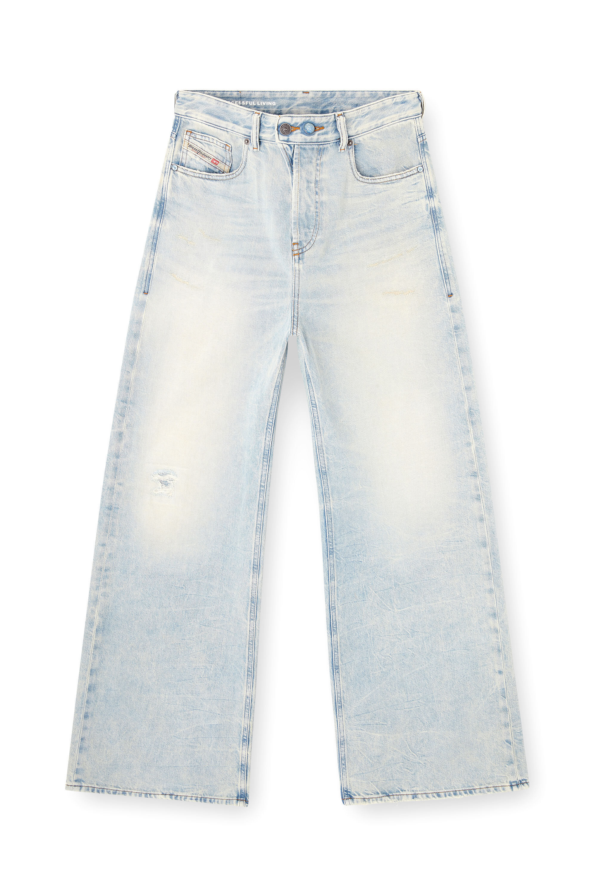 Diesel - Woman's Relaxed Jeans 1996 D-Sire 09N22, Light Blue - 2