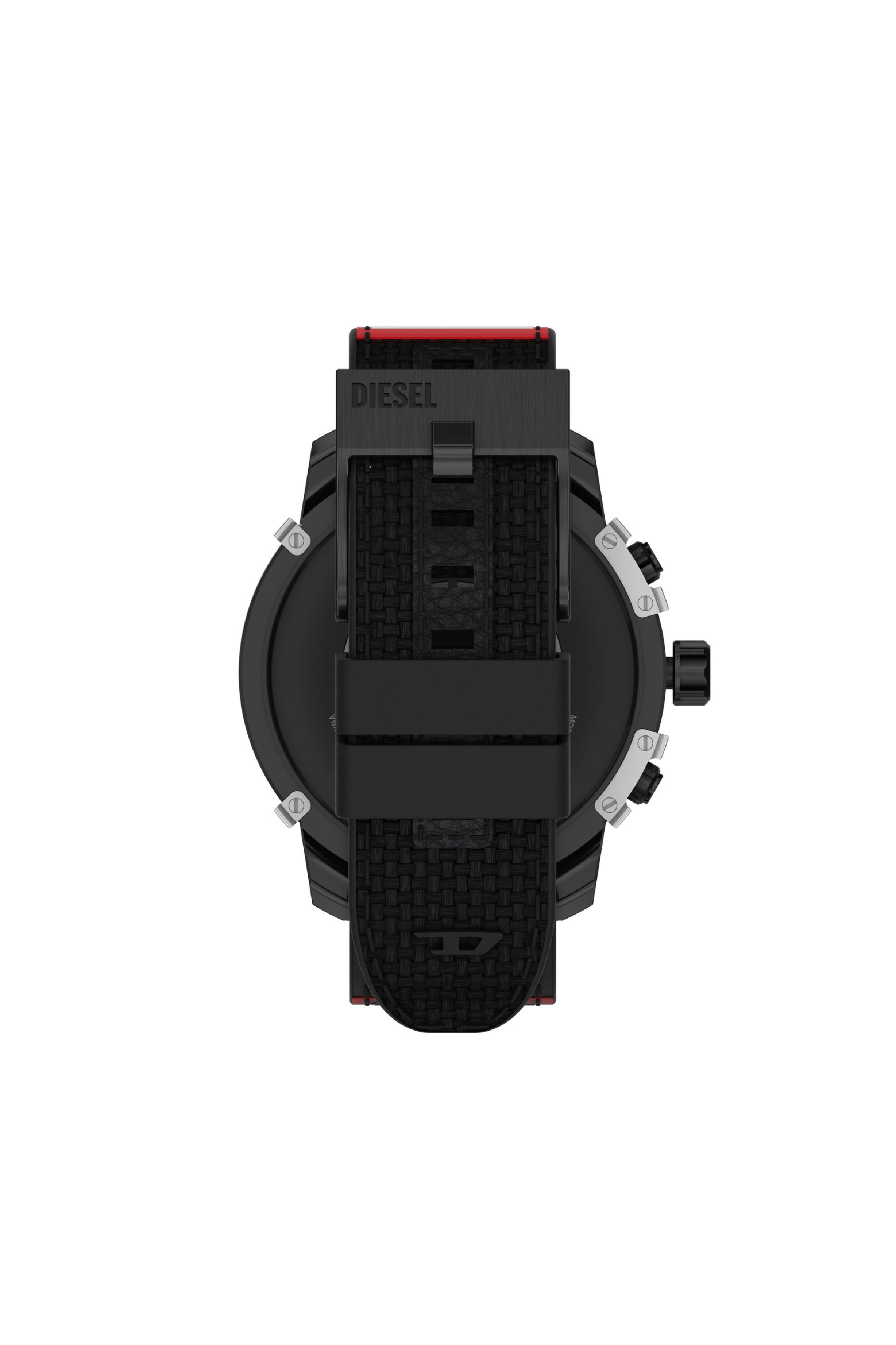 Men s Griffed nylon and silicone smartwatch DZT2041 Diesel