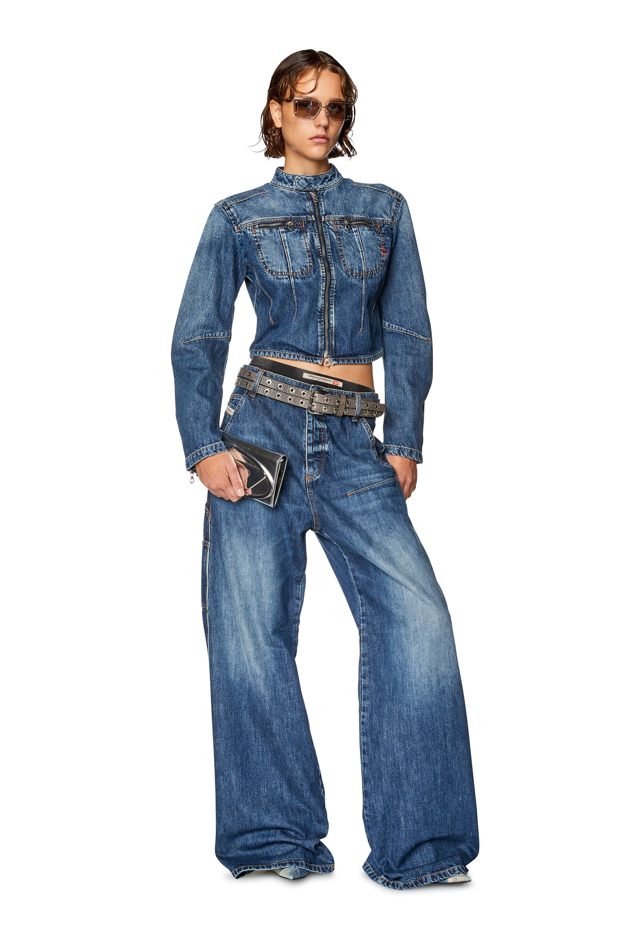 Women s Straight Jeans Dark blue Diesel 1996 D Sire