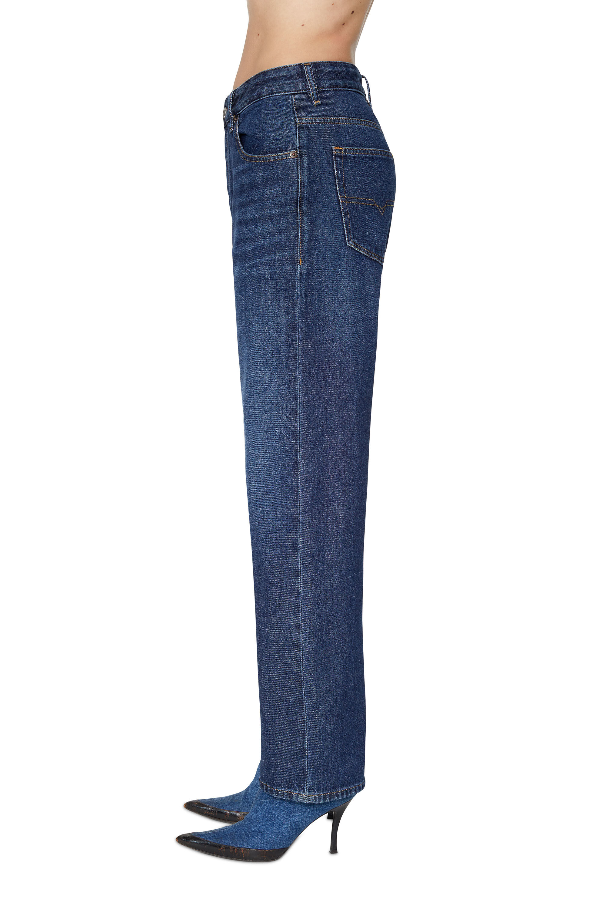 Diesel - Straight Jeans 1999 D-Reggy 09C03, Dark Blue - Image 5