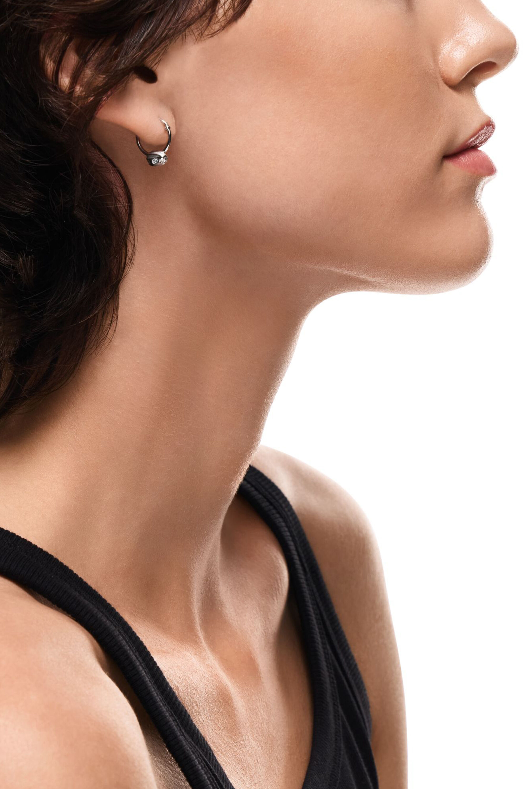 Diesel - DX1703040 JEWELLERY, Unisex's Stainless steel hoop earring in Silver - 4