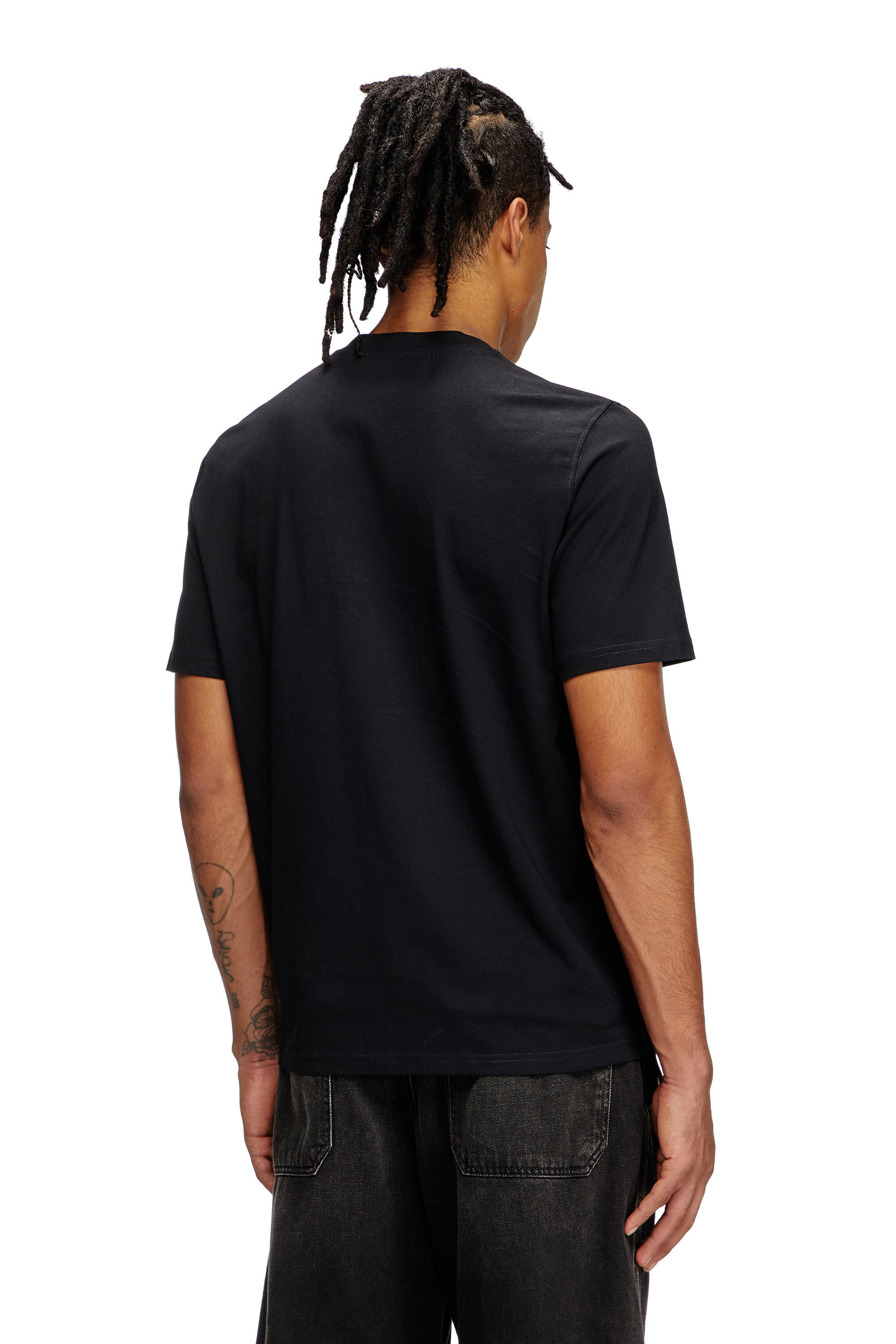 Men's T-shirt with Diesel Core print | Black | Diesel