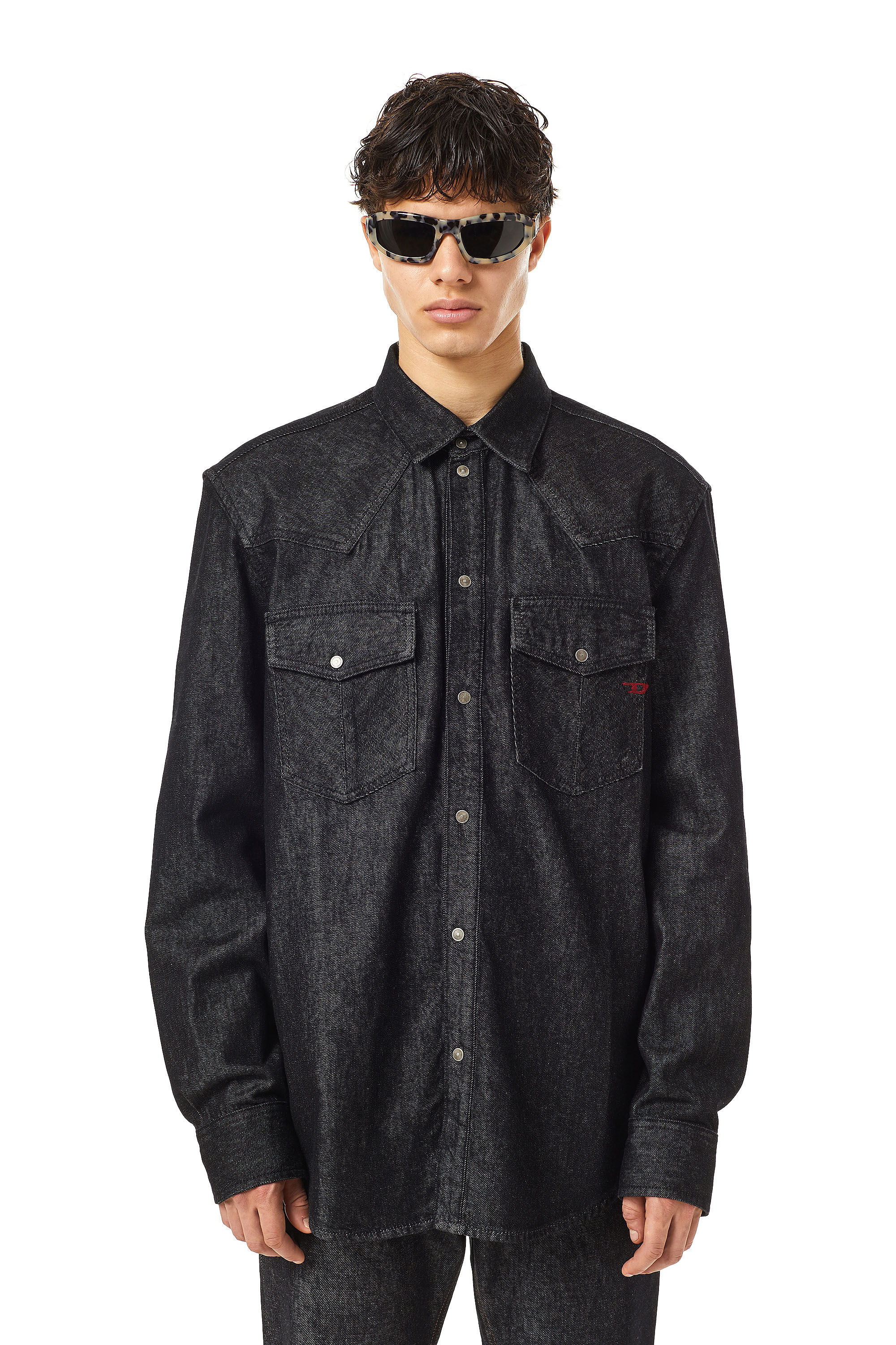 diesel western shirt