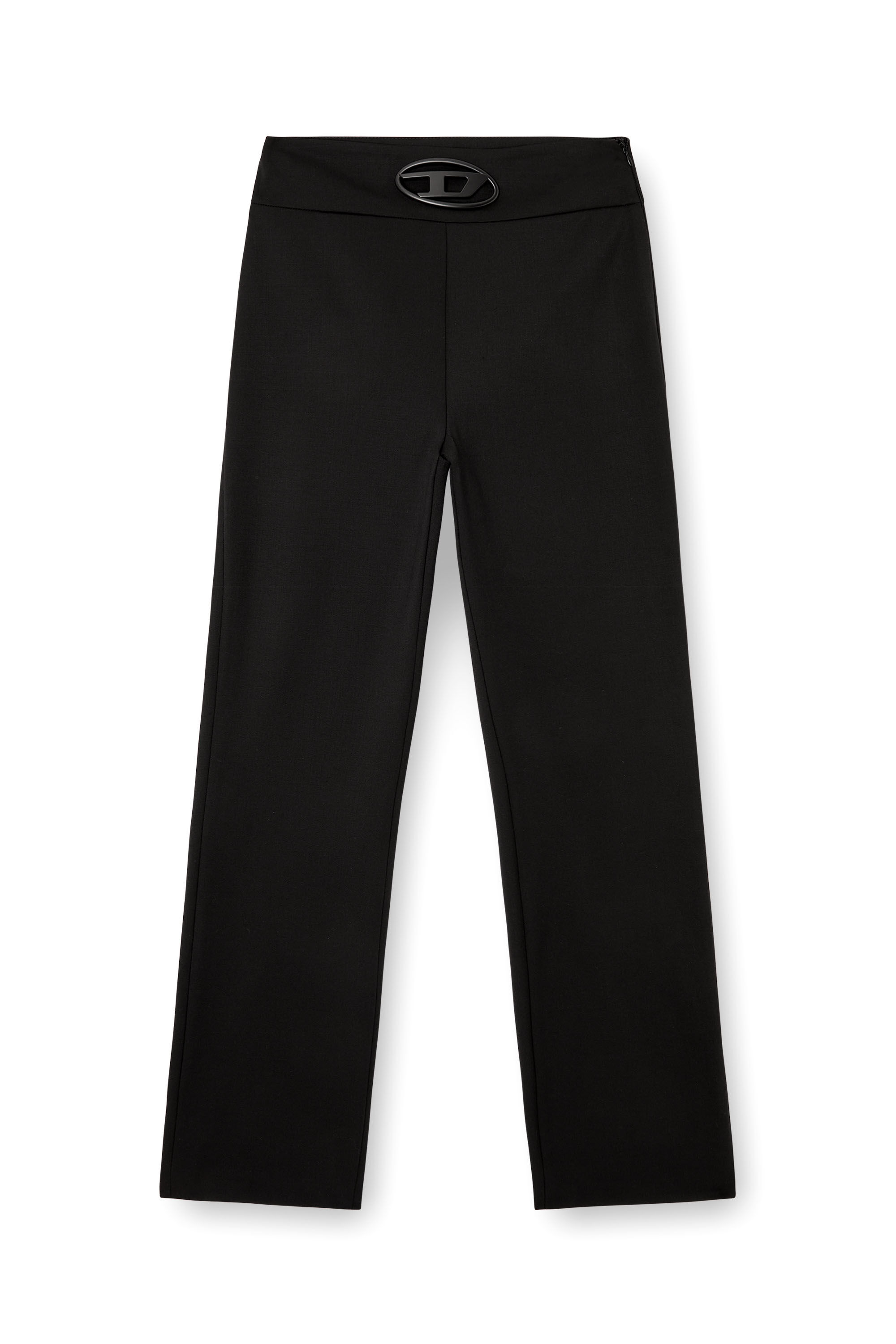 パンツ DIESEL Woman Pants Black A173650PHAL 9XXA Women's High waisted wool twill pants | Black | Diesel