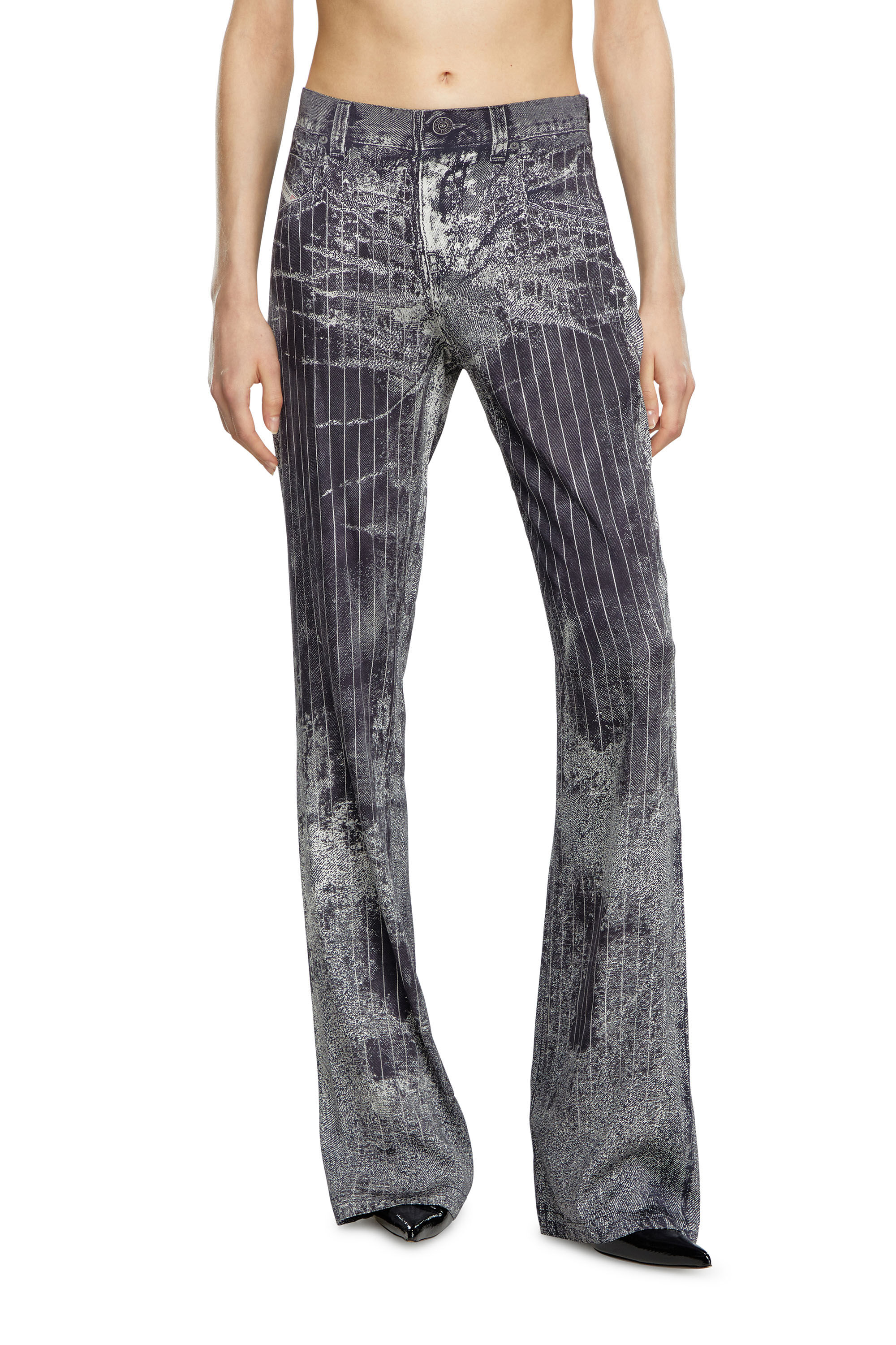 Jeans Donna Bootcut Nero/Grigio scuro D-Hush | Diesel
