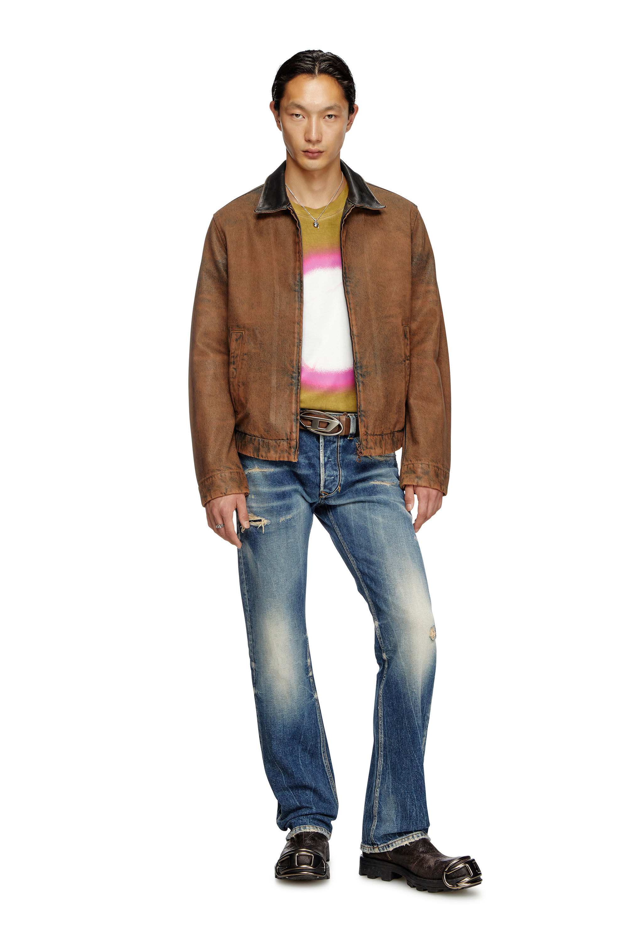 Men's Regular Jeans | Dark Blue | Diesel 1985 Larkee