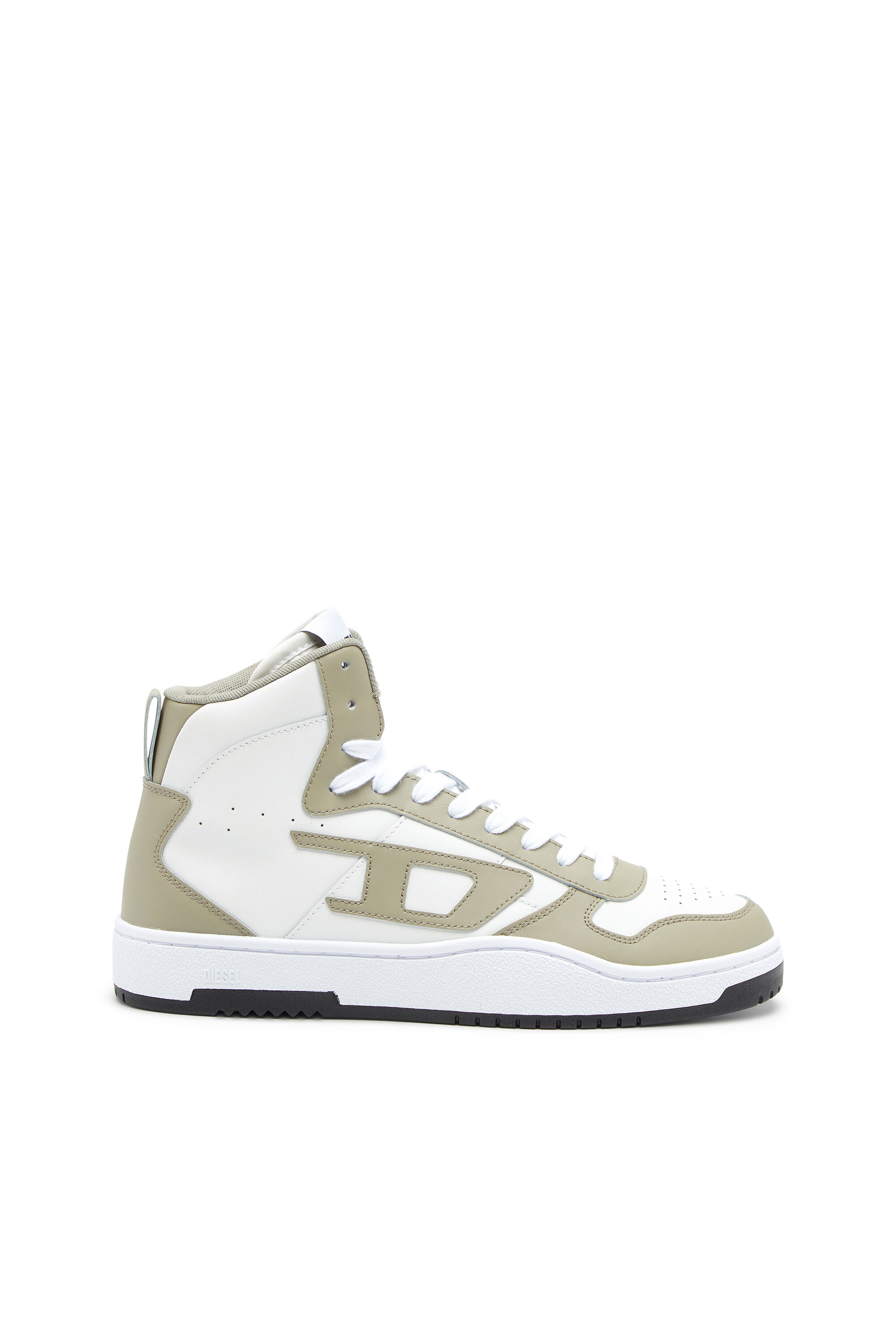 Men's S-Ukiyo-High-top sneakers in leather | Multicolor | Diesel