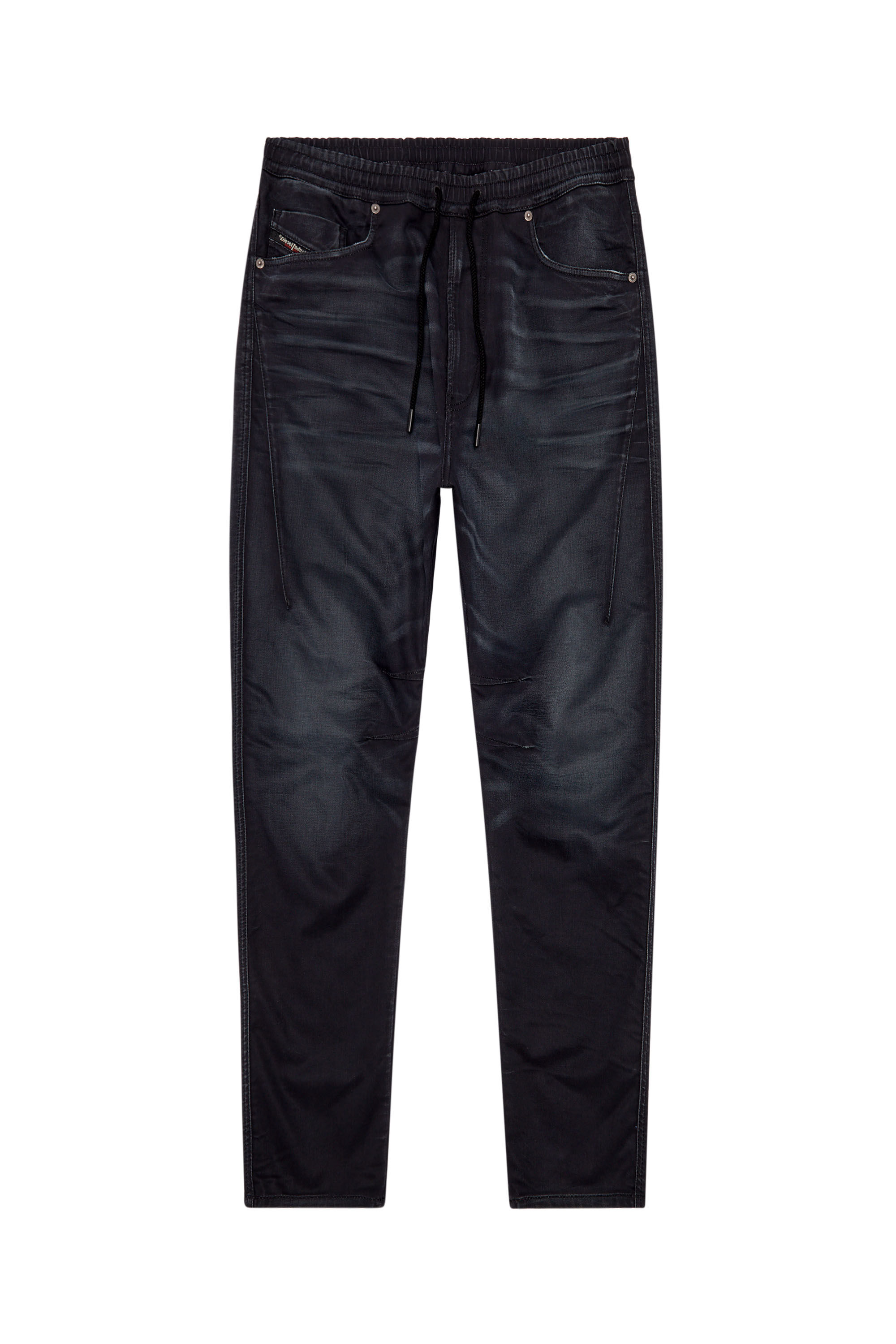 Men s Tapered Jeans Black Dark grey Diesel 2040 D Amage Joggjeans