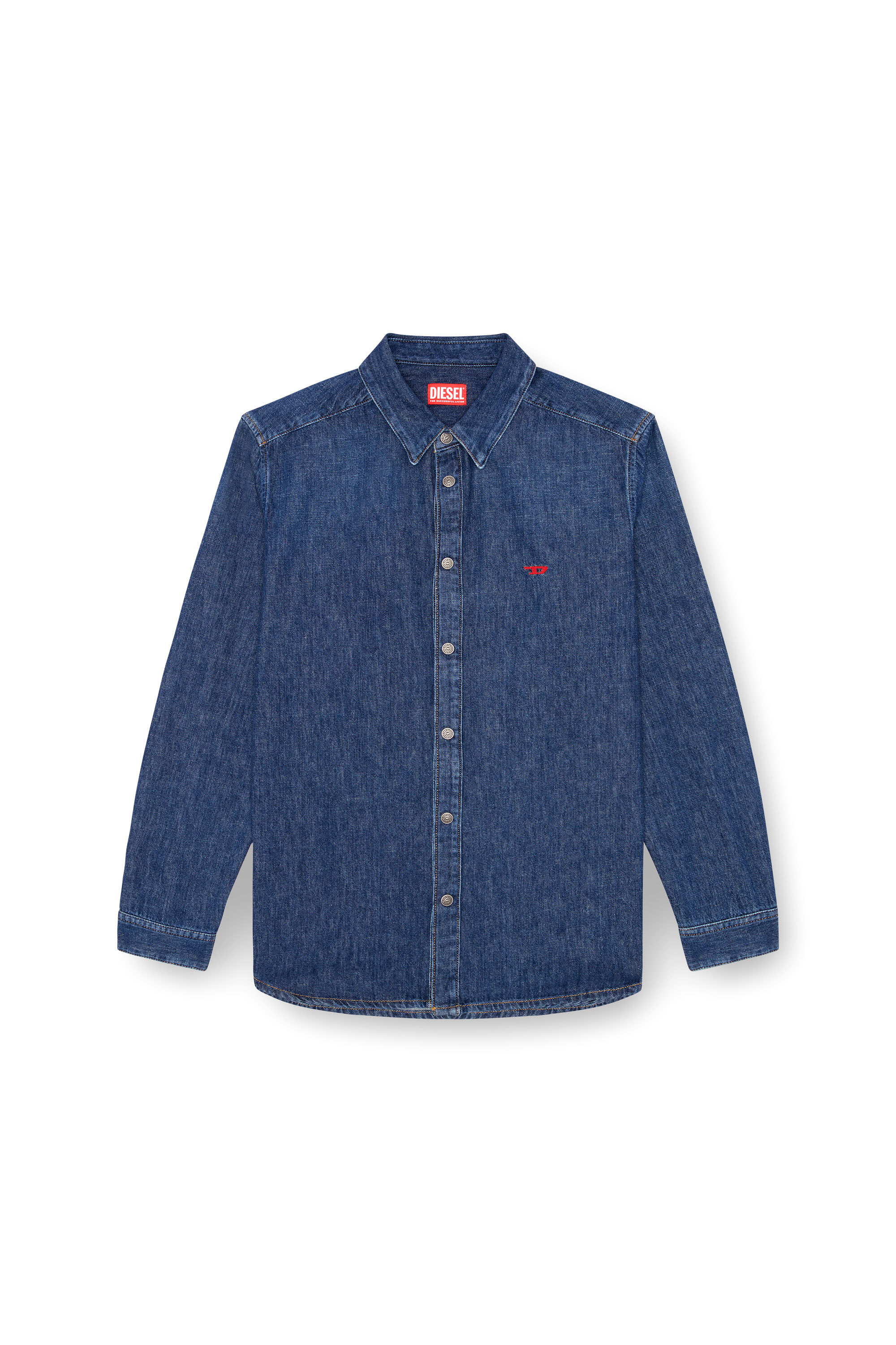 Men's Shirt in denim | Blue | Diesel