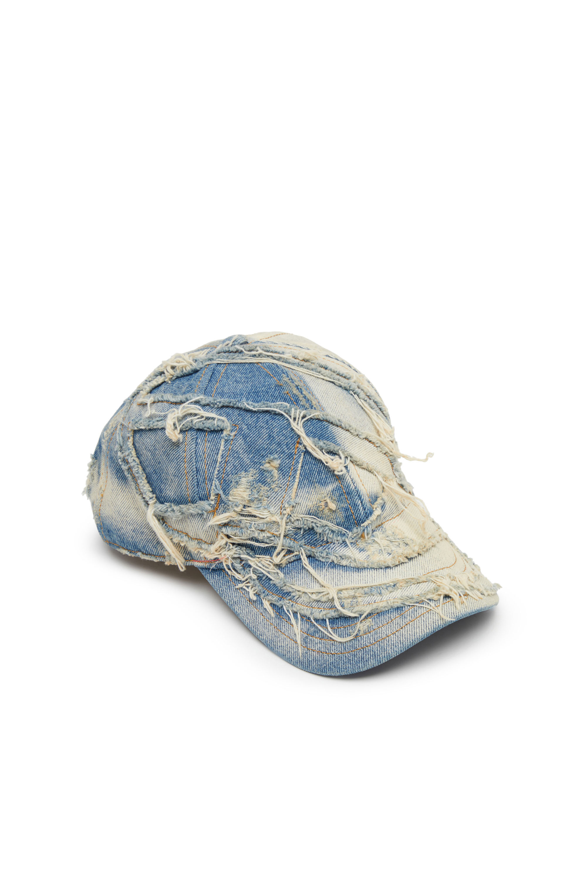 Distressed denim cheap baseball cap