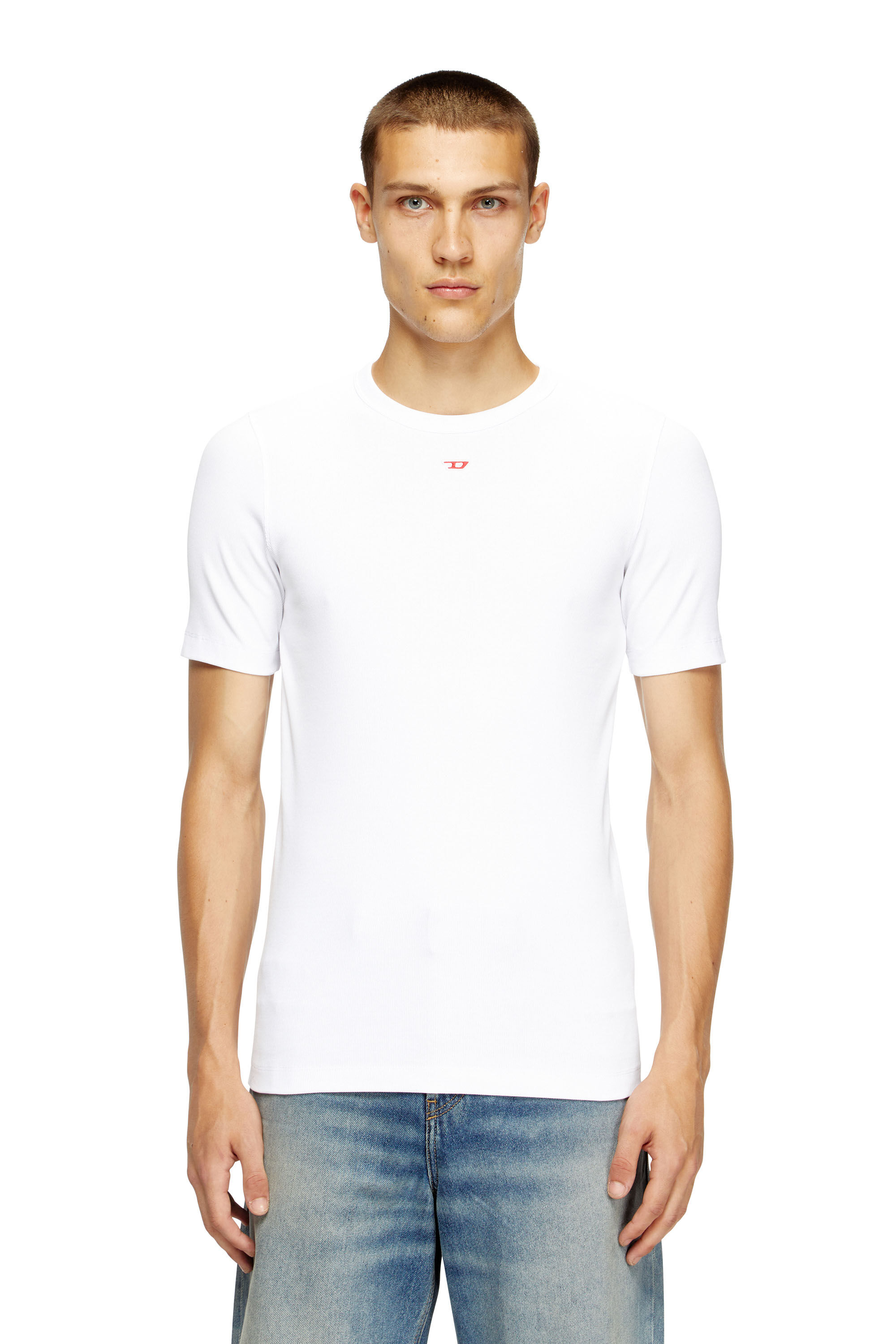 Tシャツ・カットソー LAUGHER Menades T-shirt White TS39 Men's side logo t-shirt white | Team Collection – Pagani Store