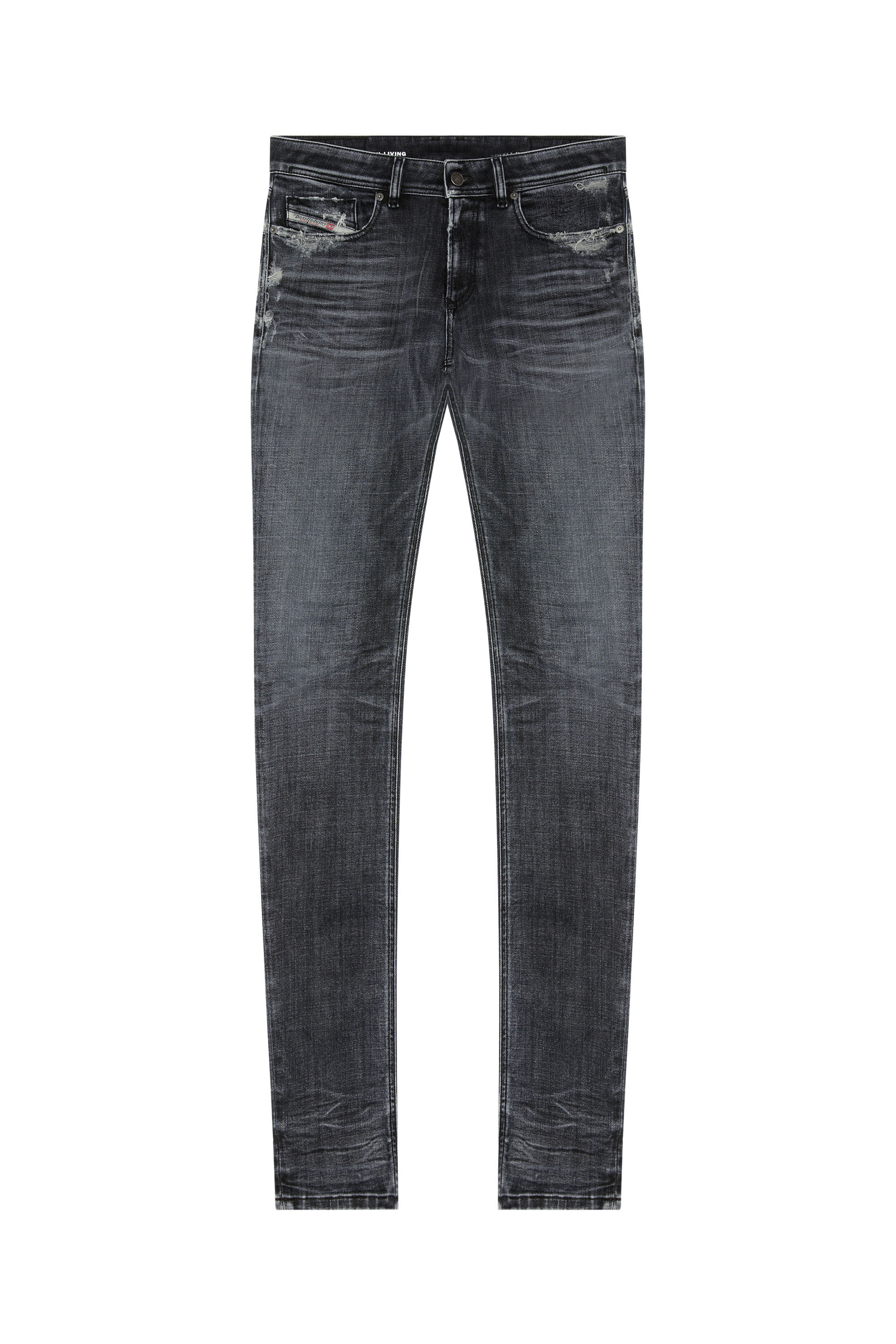 Men s Skinny Jeans Black Dark grey Diesel 1979 Sleenker