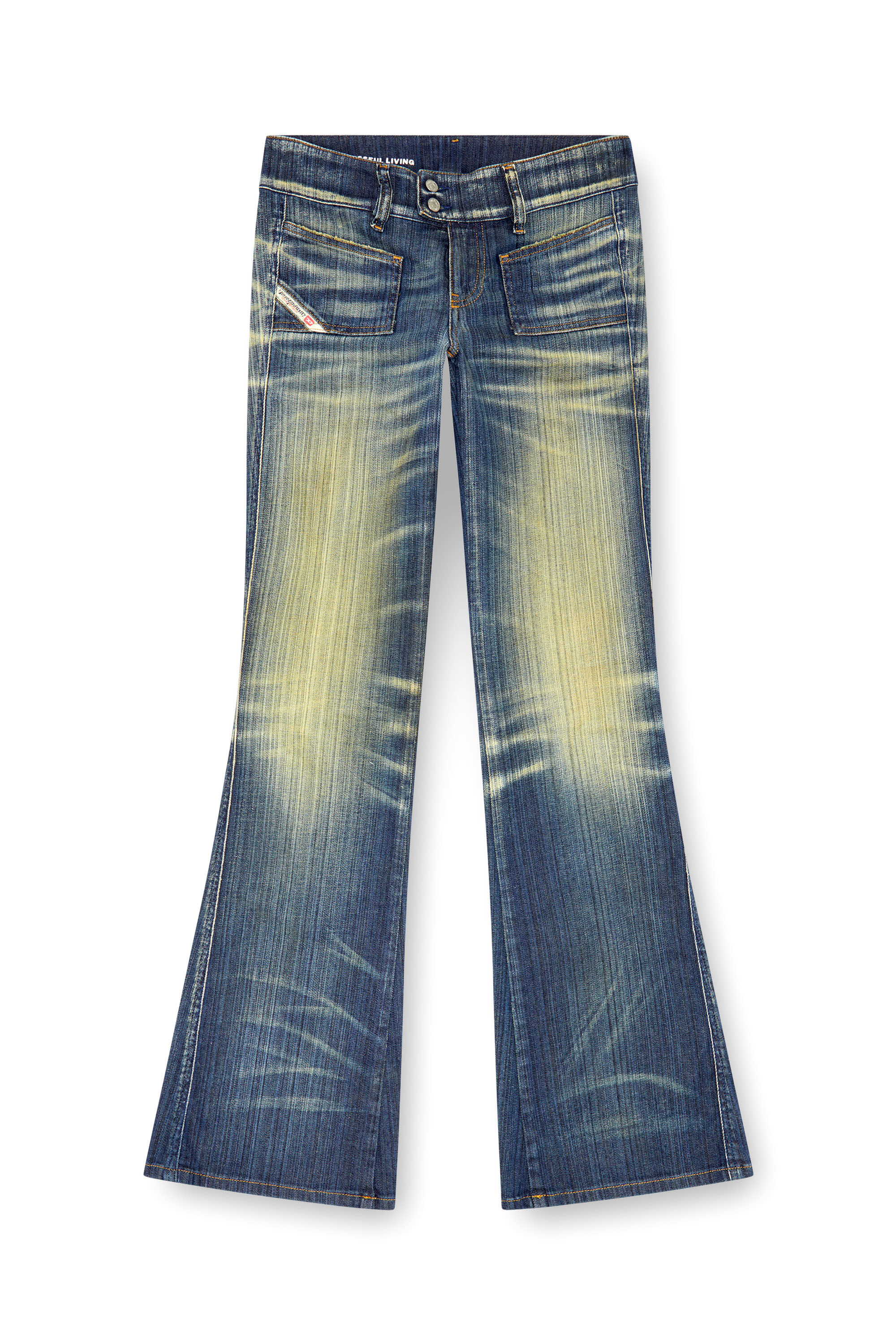 Women s Bootcut Jeans Dark Blue Diesel D Hush