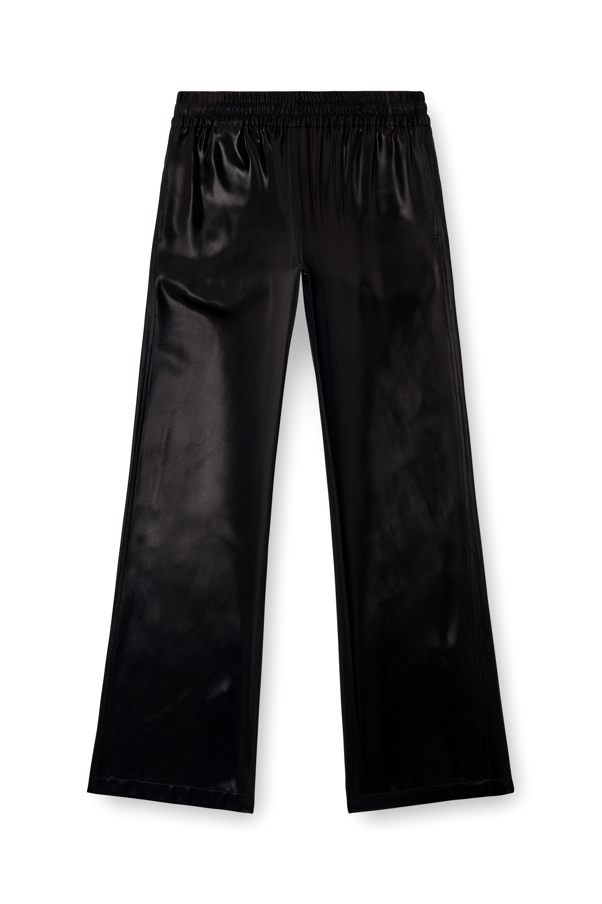 Women's Satin track pants | Black | Diesel {{Country}}
