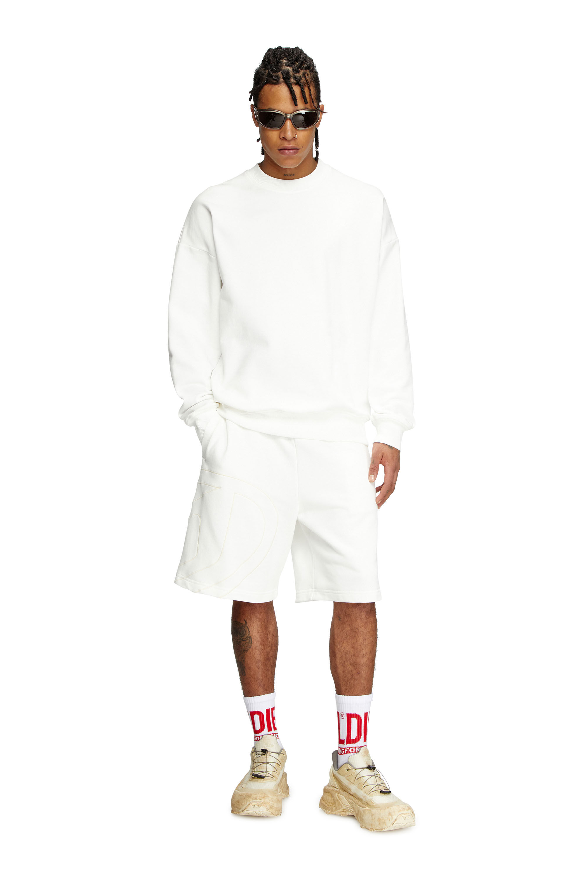 Diesel white clearance shorts