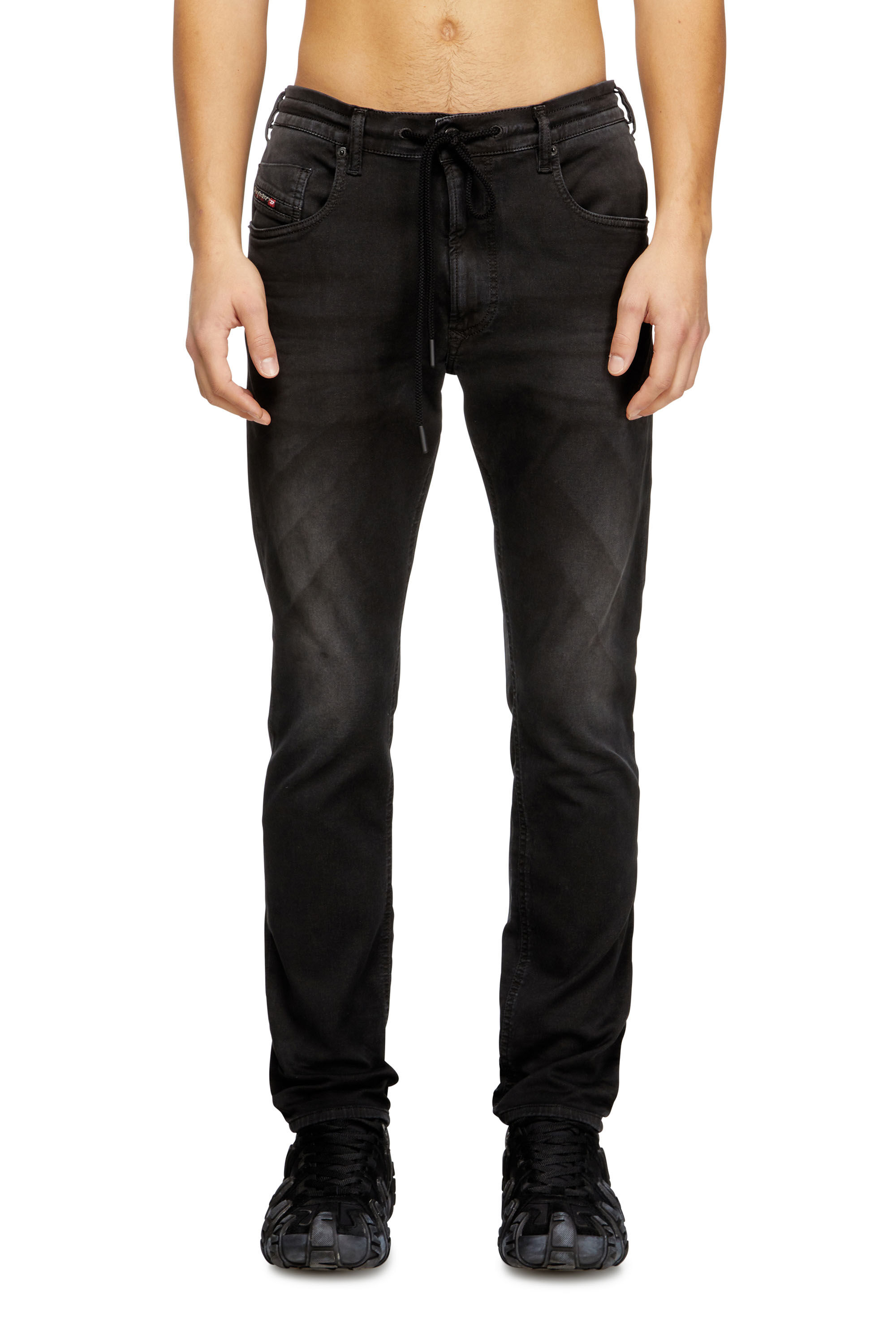 Men's Regular Jeans | Regular Waist 2032 D-Krooley Joggjeans®Black