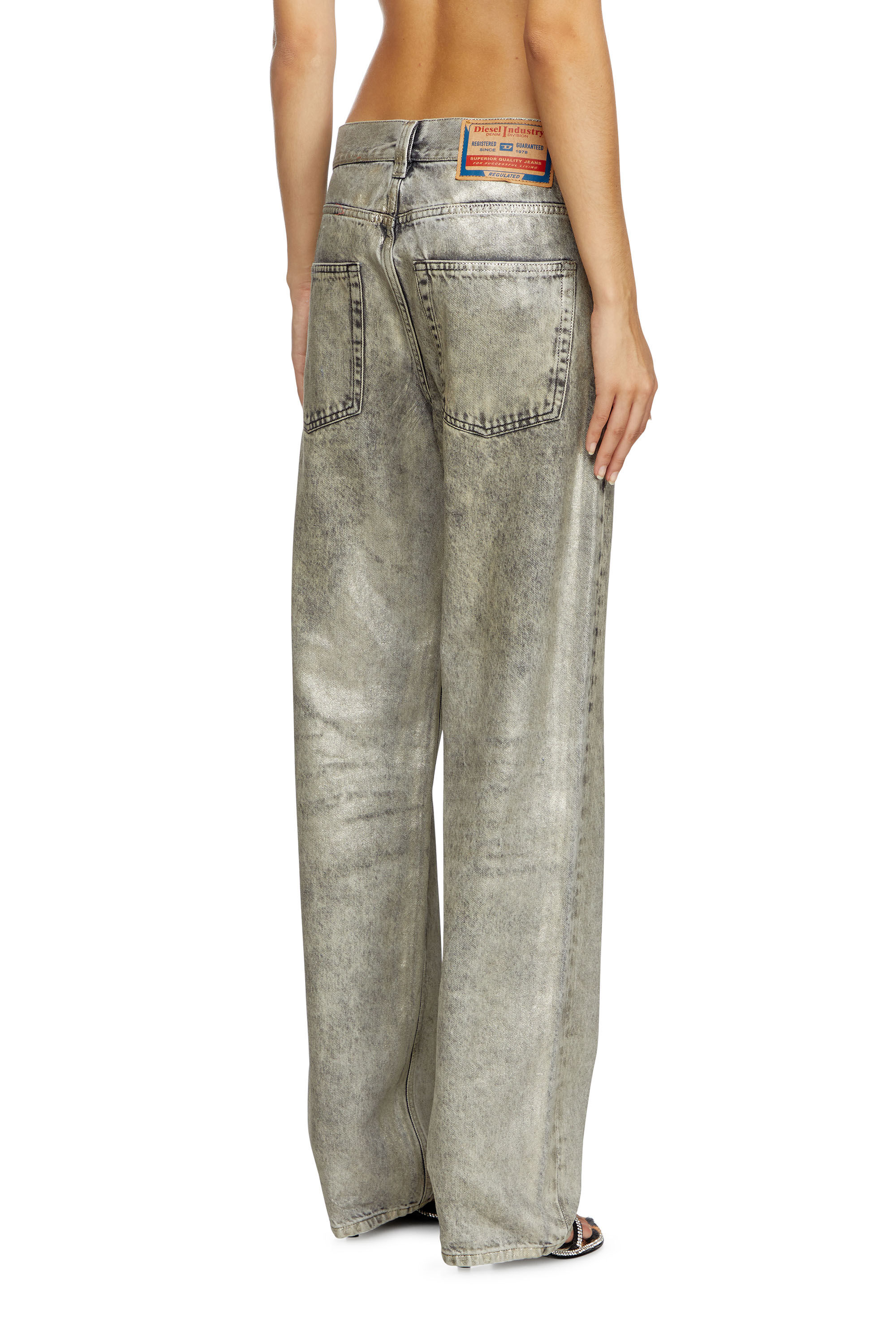 Women's Regular Jeans | Light Grey | Diesel 1988 D-Ark