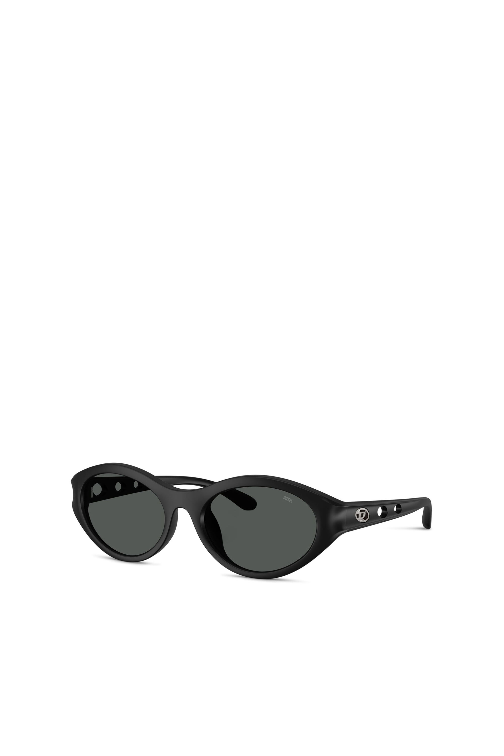 Women's Oval sunglasses | Black | Diesel