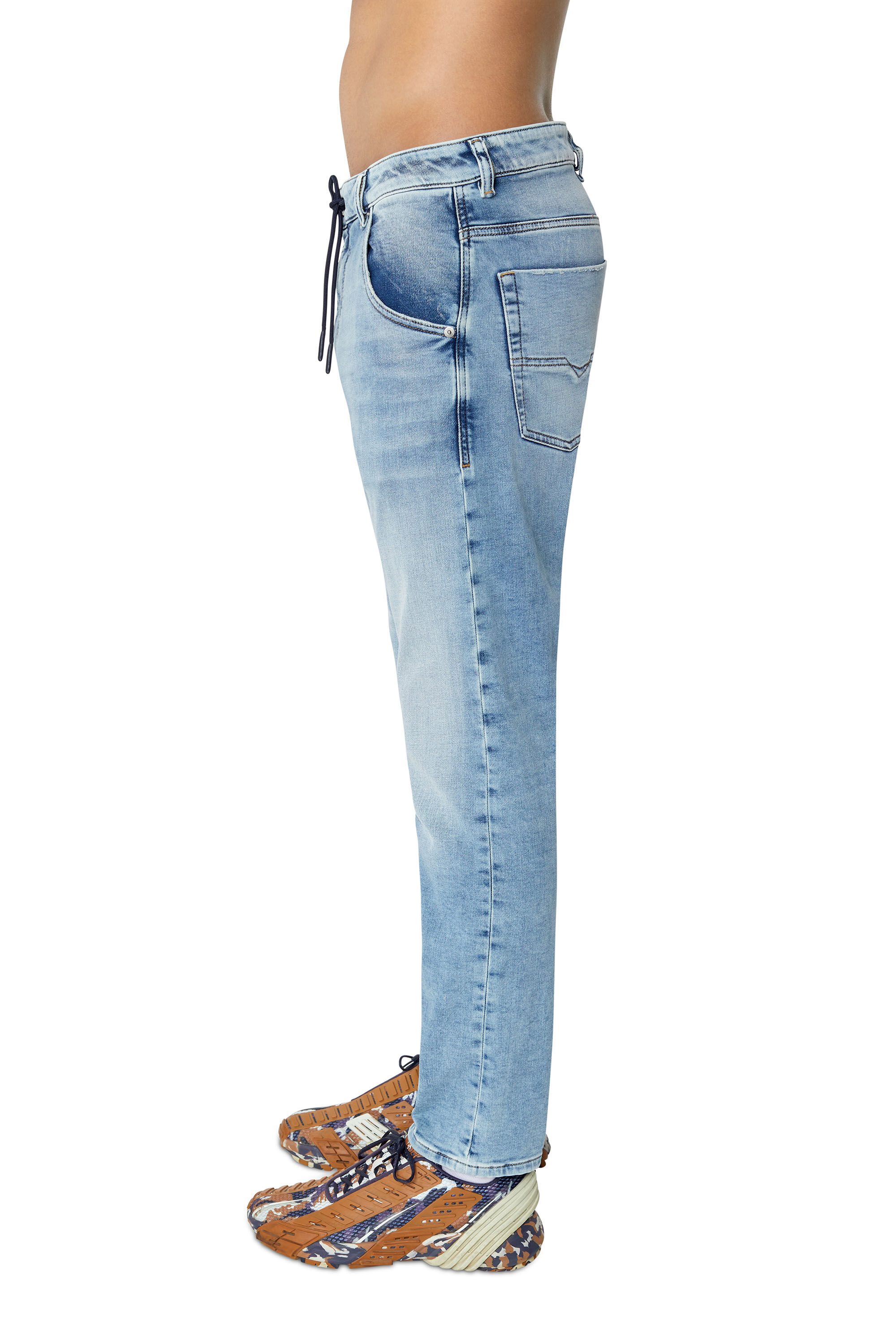 Diesel - Krooley JoggJeans® 068BB Tapered, Light Blue - Image 5