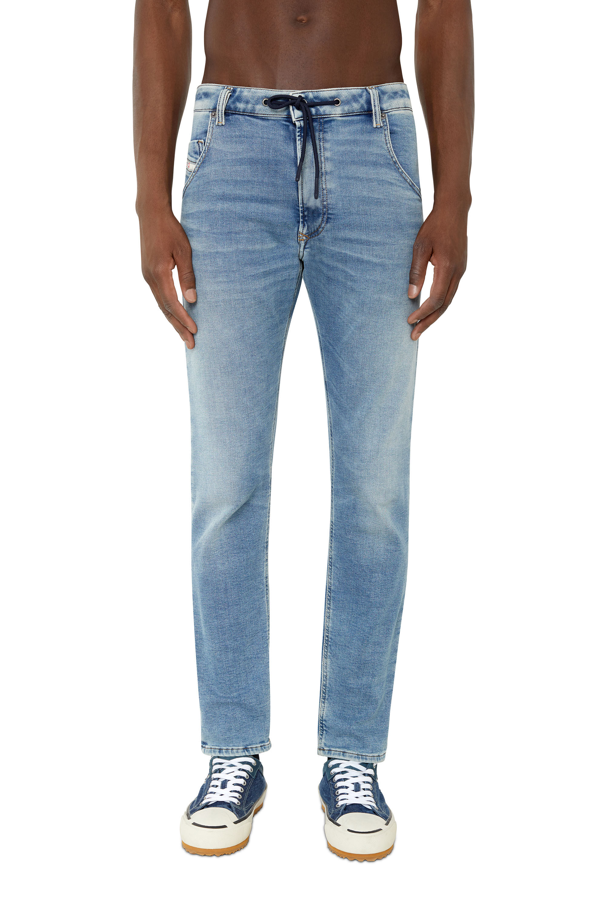 Diesel - Krooley JoggJeans® 068BA Tapered, Medium blue - Image 3