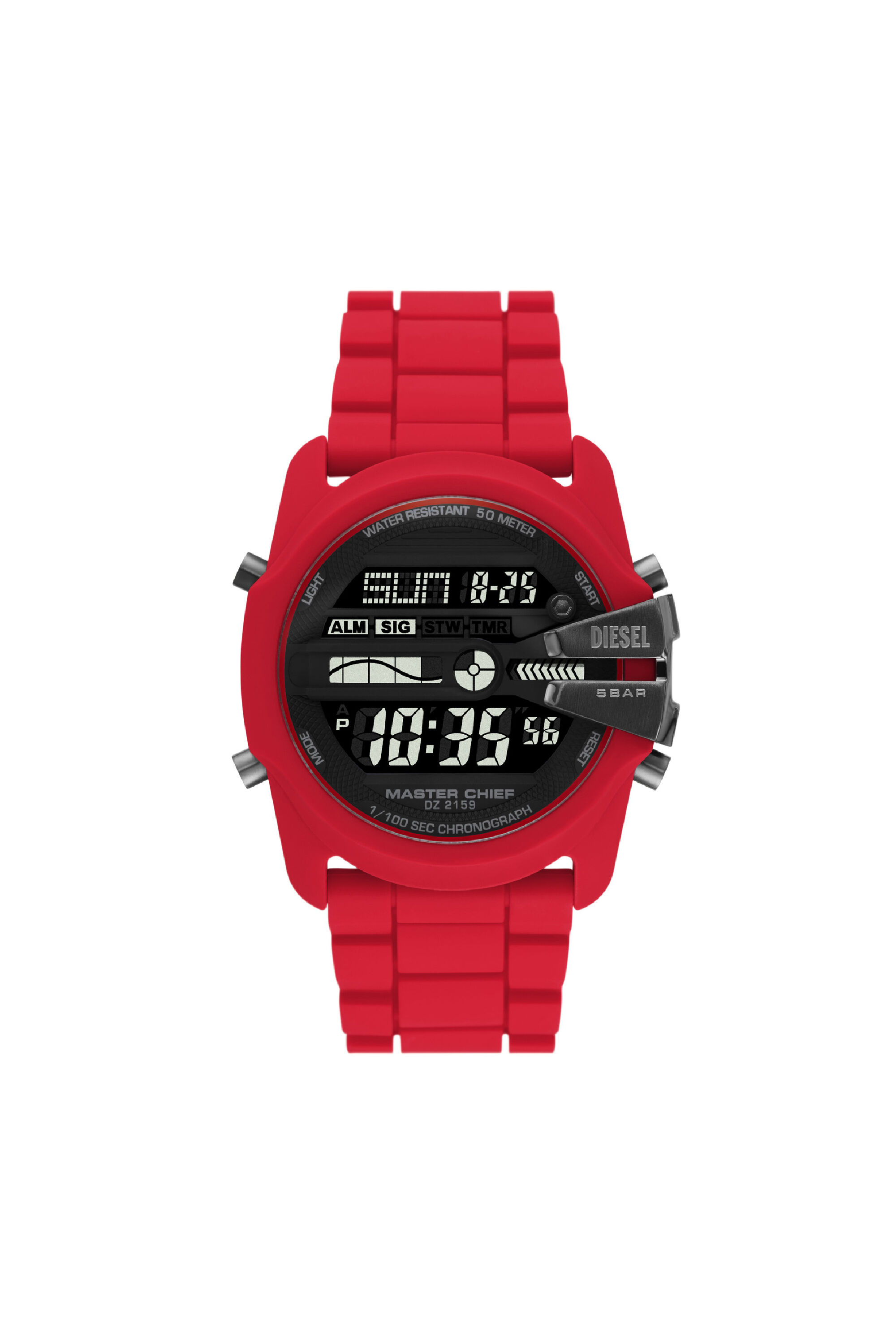 Men s Master Chief Digital silicone watch DZ2159 Diesel