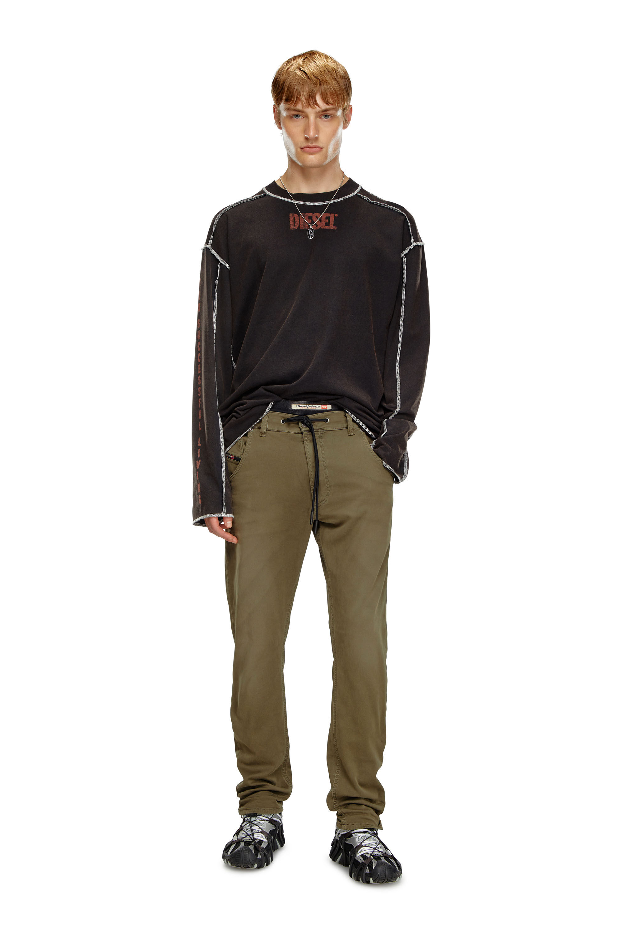 KROOLEY Man: Tapered Coloured Joggjeans elastic waist | Diesel