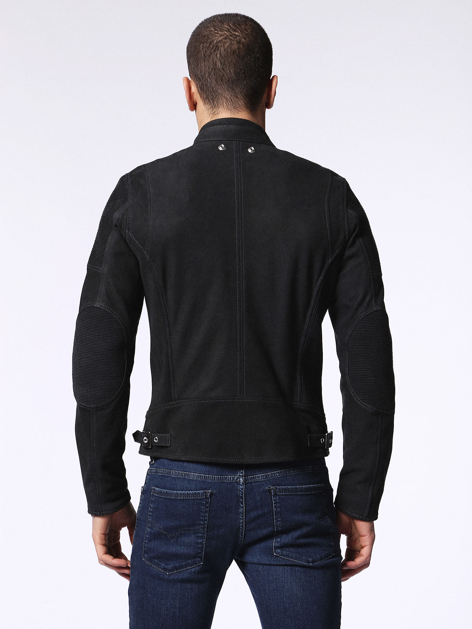 00SVIV0QAPA Leather jackets Man L-MACKSON by Diesel Black 00SVIV0QAPA Leather jackets Man L-MACKSON by Diesel Black
