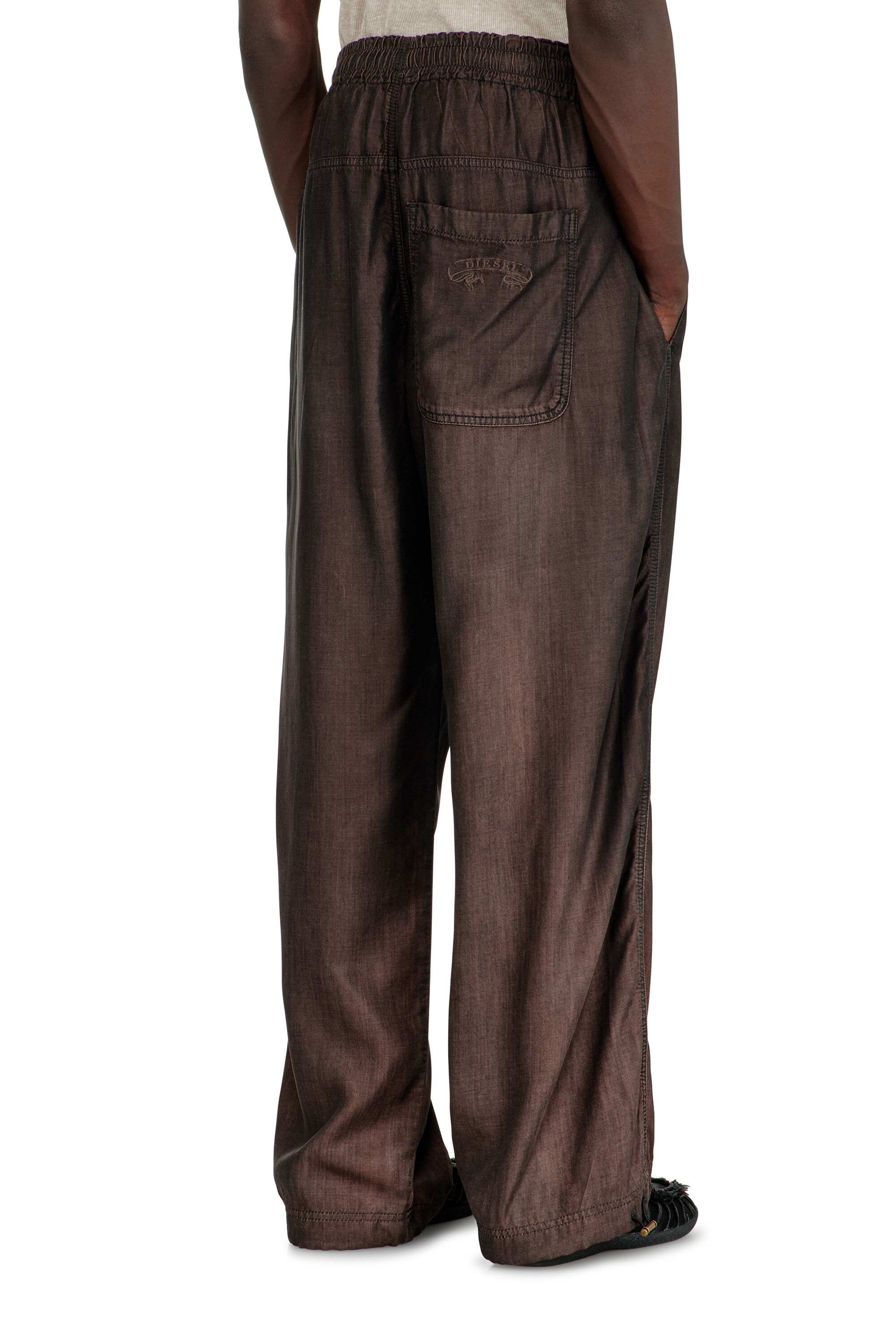 Diesel - Unisex's Relaxed Jeans D-Roder 068YF, Dark Brown - 3