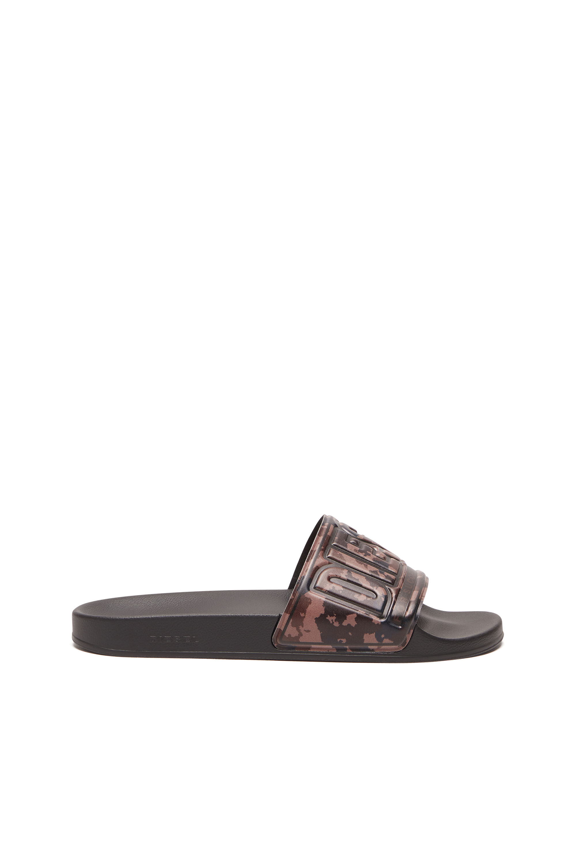 Women s Sa Mayemi CC X Pool slides with camouflage band SA