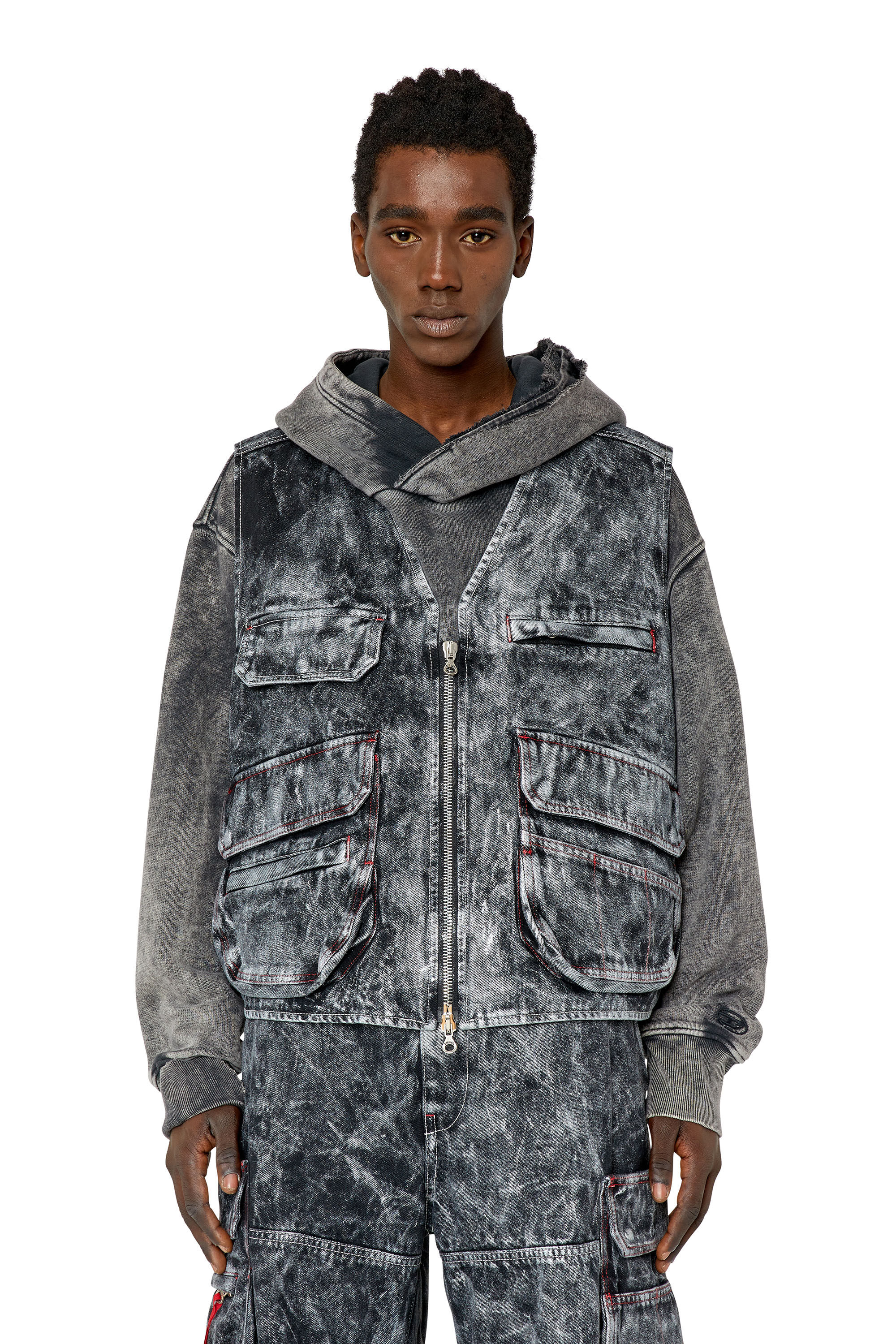 Diesel - D-SAMP, Black/Dark grey - Image 3