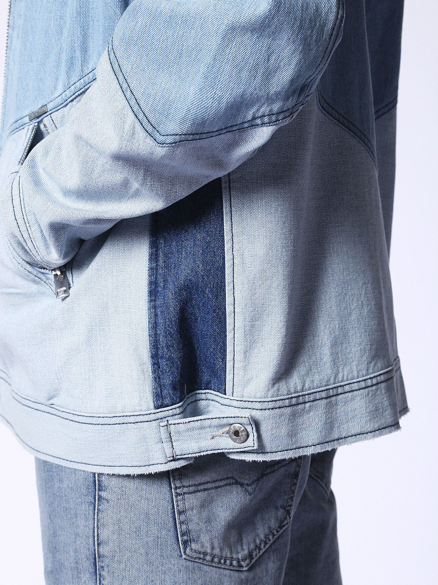 00SX250PAPG Jackets Man D-OLAF by Diesel Blue jeans 00SX250PAPG Jackets Man D-OLAF by Diesel Blue jeans