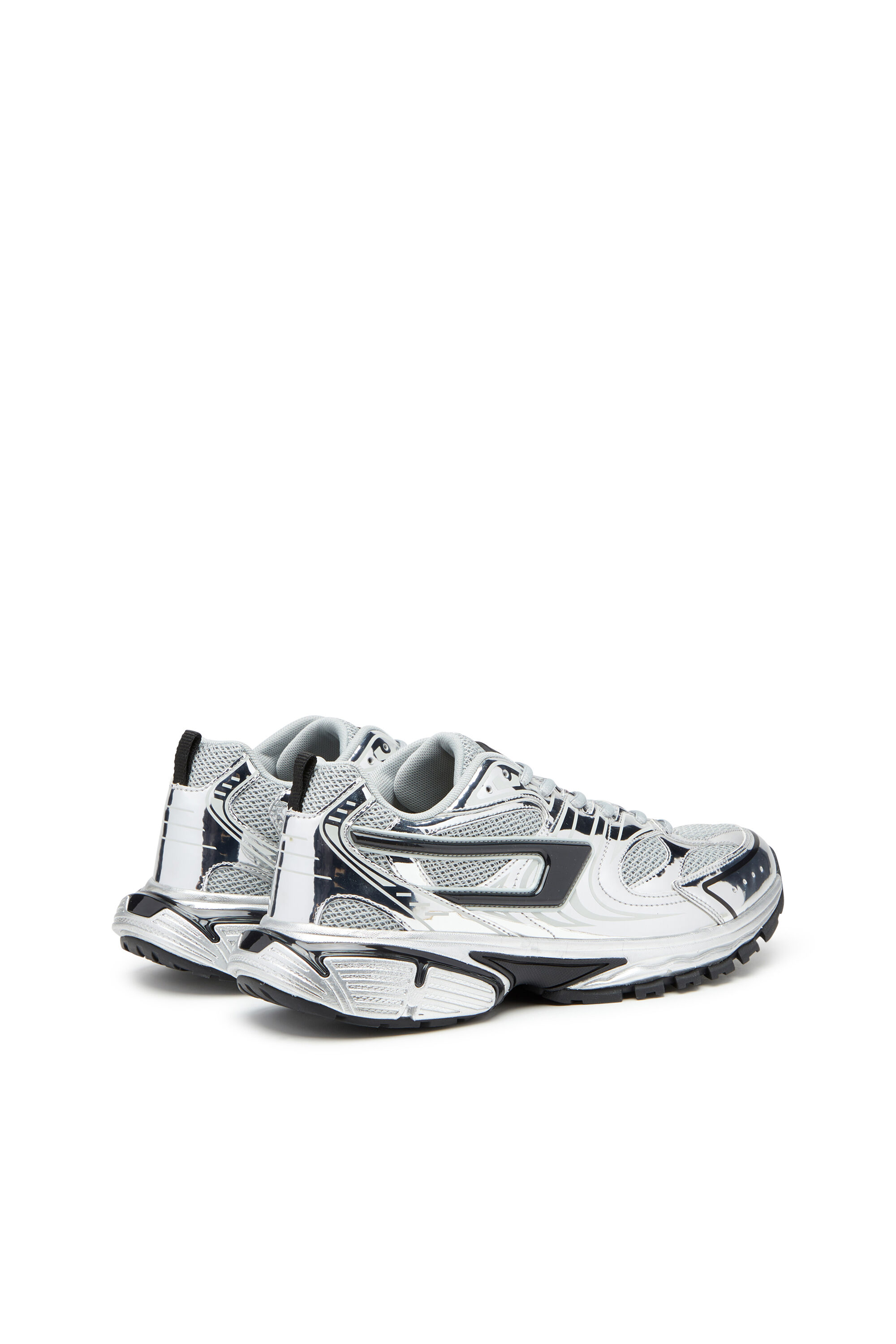 Men's S-Serendipity-Mesh sneakers with metallic overlays | Multicolor |  Diesel
