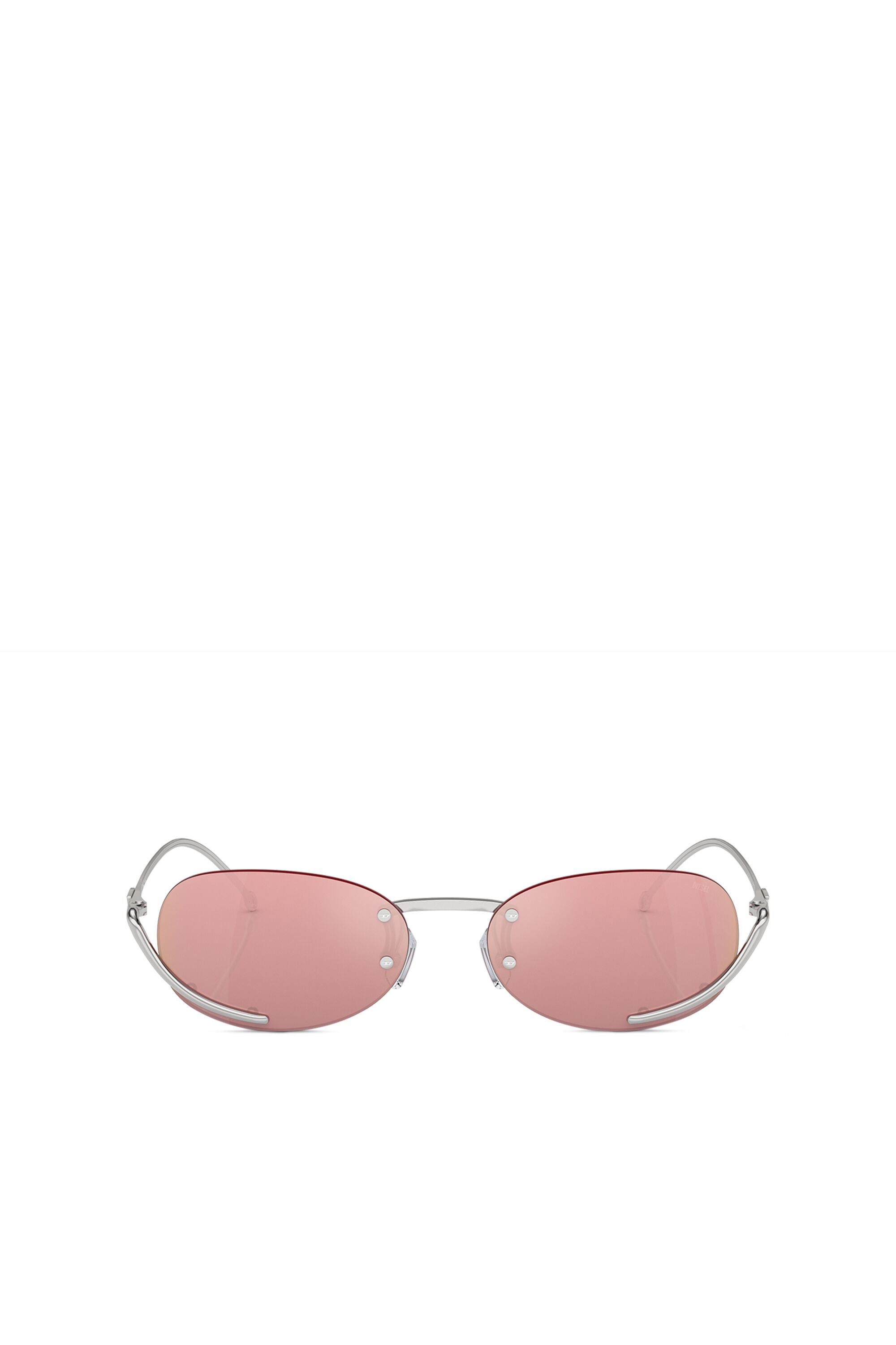 Diesel - 0DL1004, Unisex's Oval sunglasses in Pink - 1